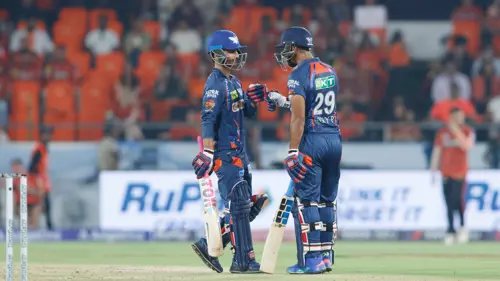 Lucknow Super Giants post modest 165-4 v Sunrisers Hyderabad