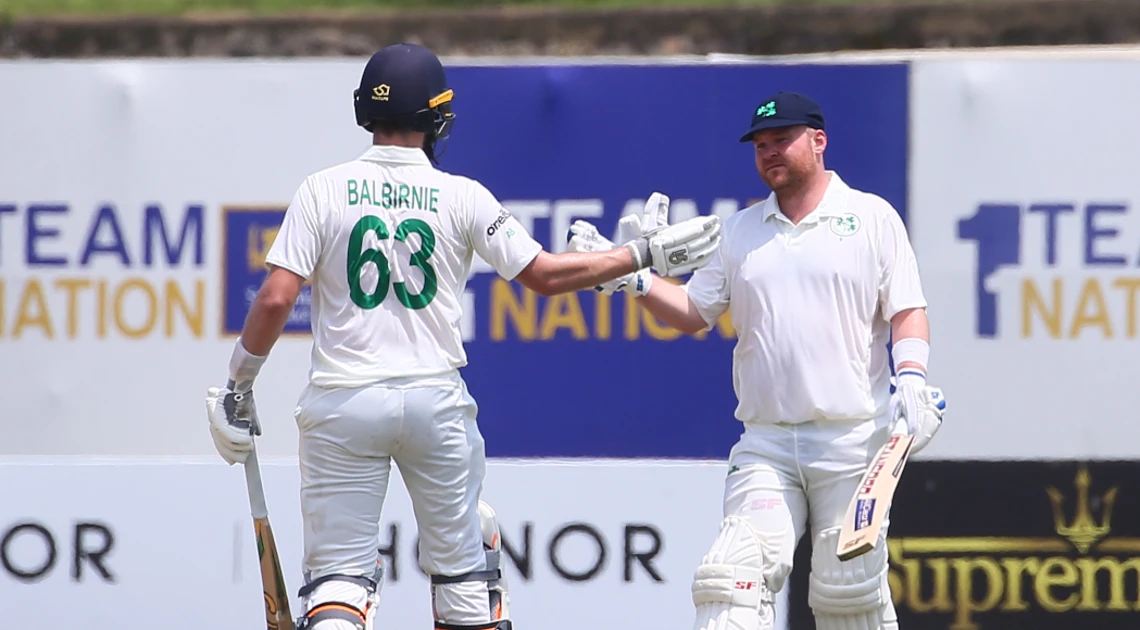 Record Ireland test score as Stirling, Campher hit tons
