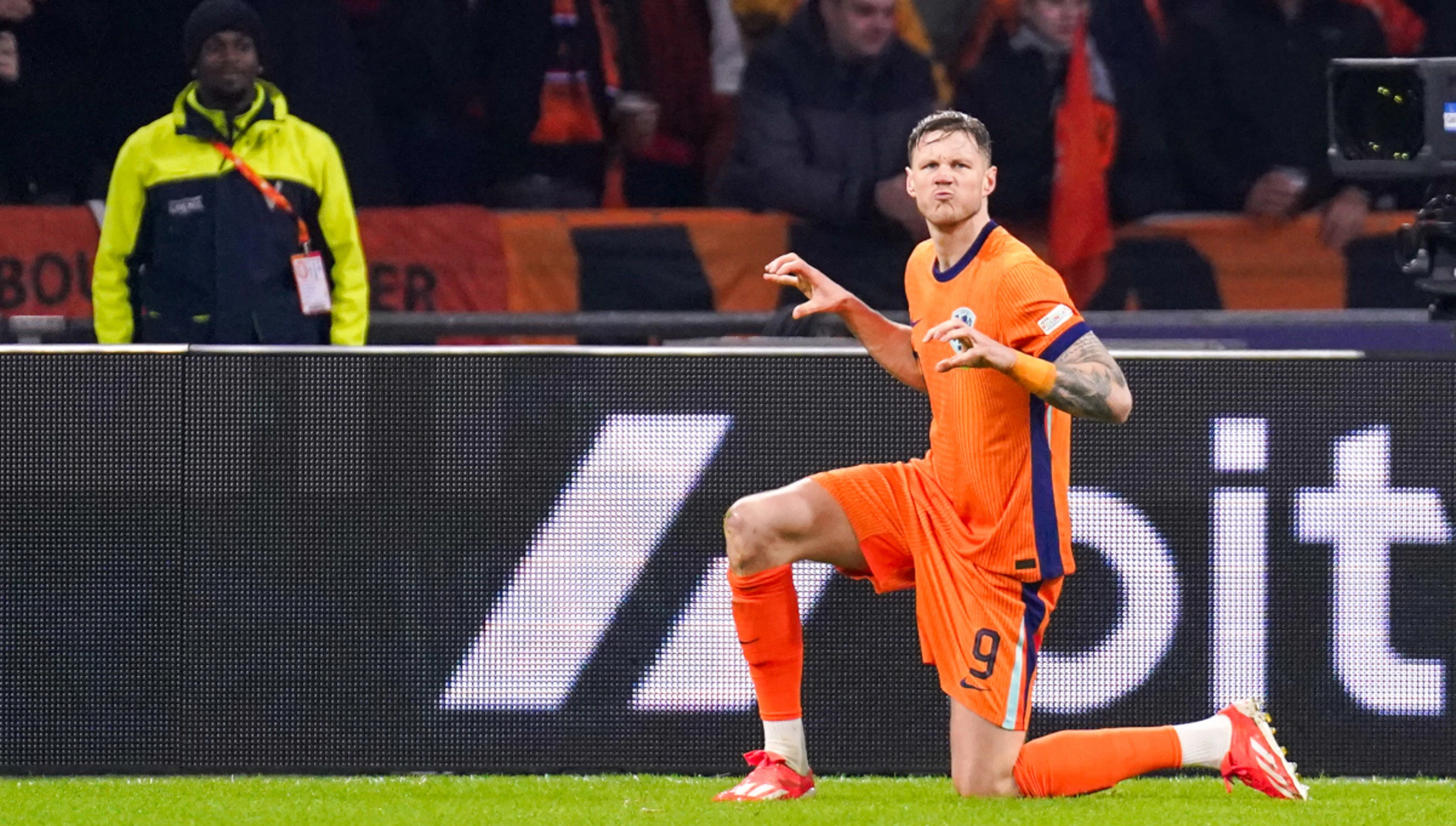 Weghorst celebration criticised after collapse of Hungary coach