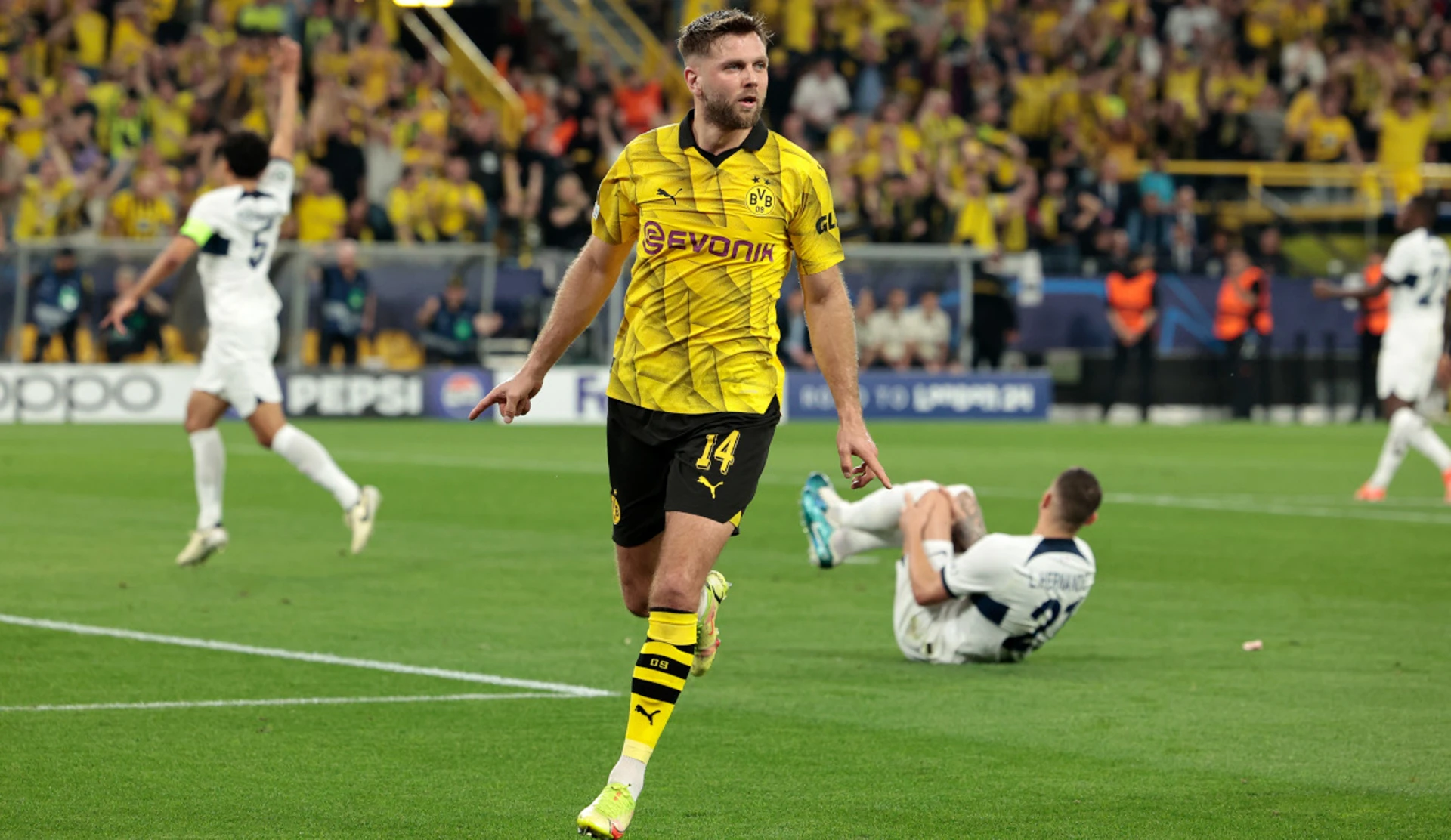 Füllkrug earns Dortmund first-leg win over PSG