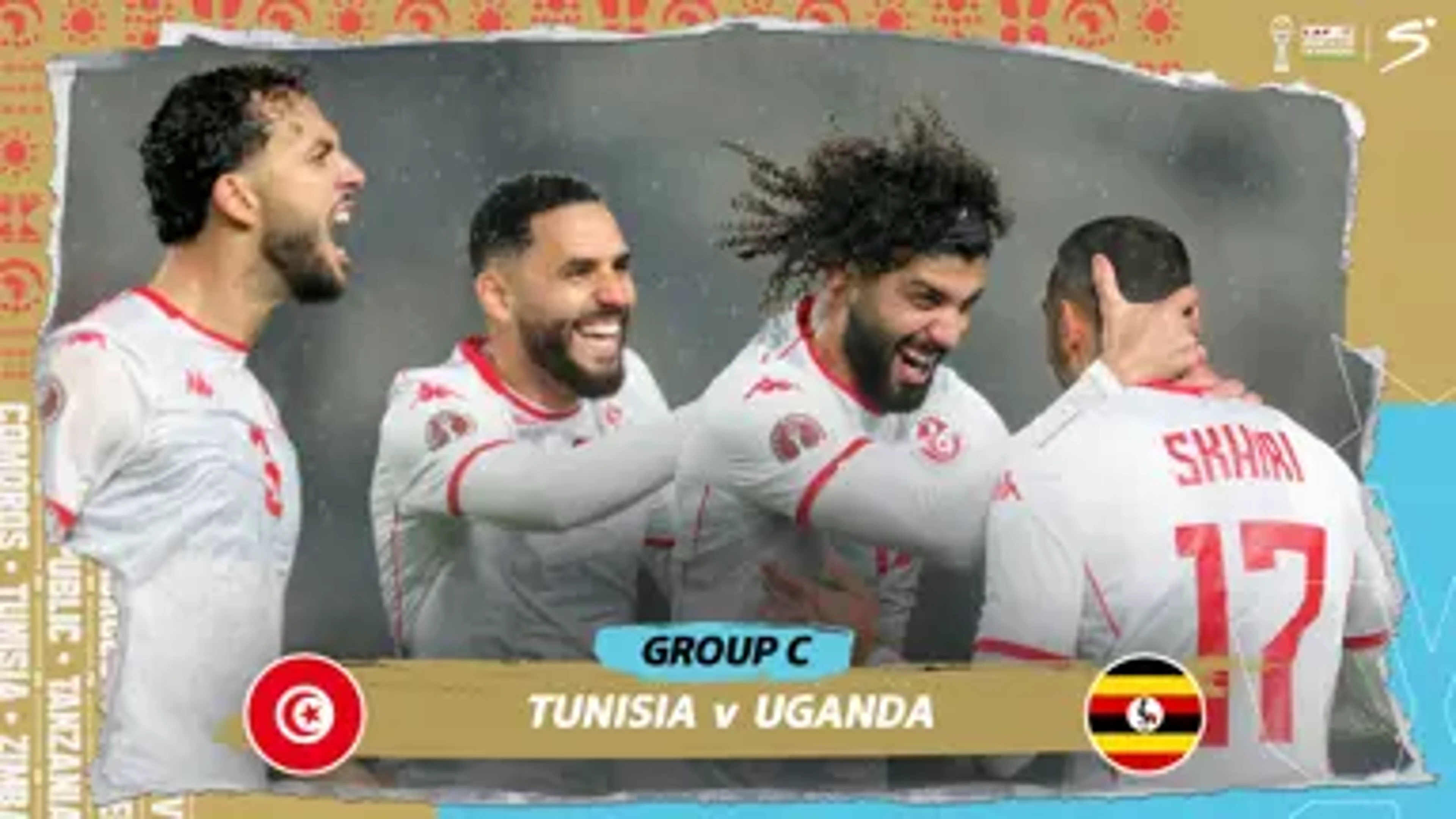 ACHOURI DOUBLE:  Tunisia ease past Uganda