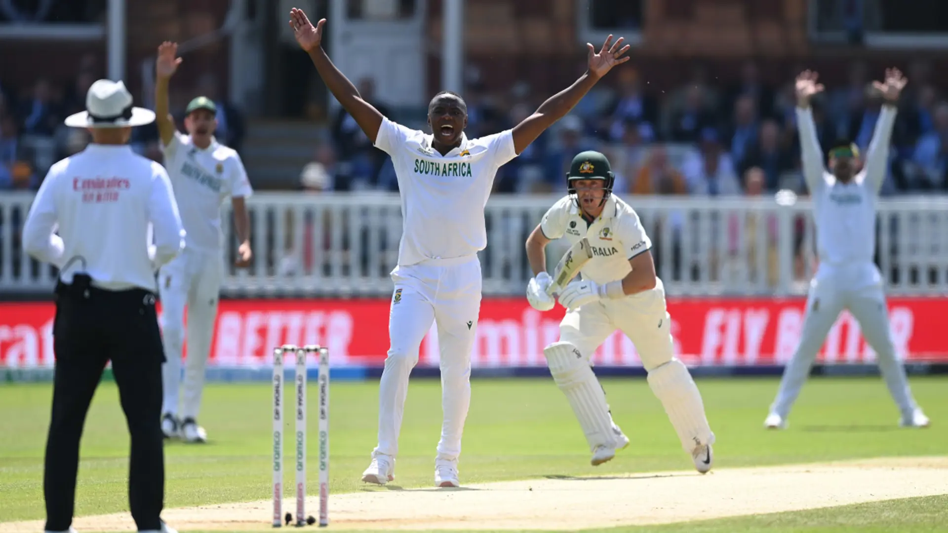 DAY 2: Cummins routs SA before Rabada hits back