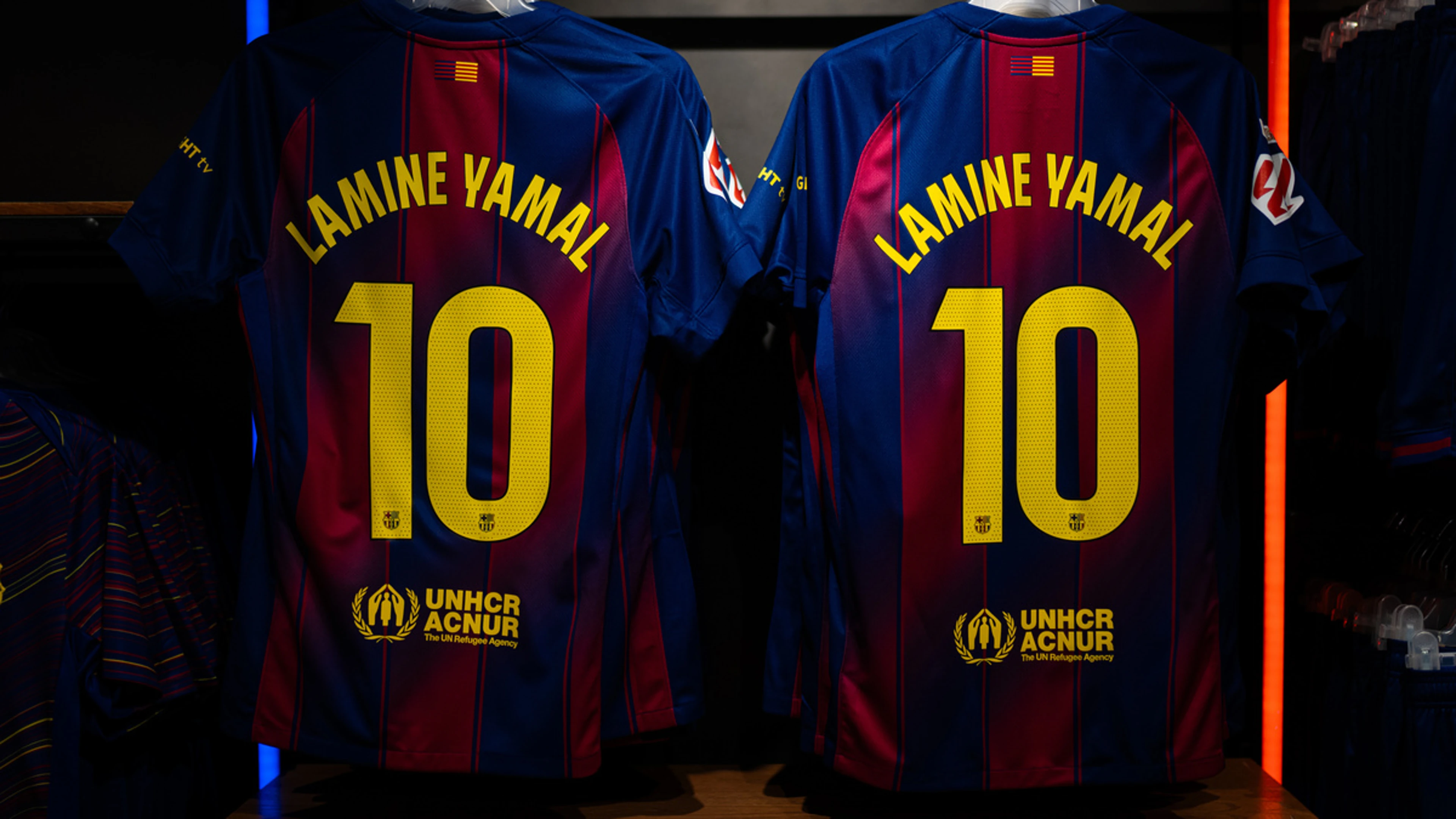 Yamal takes iconic Barcelona number 10 shirt