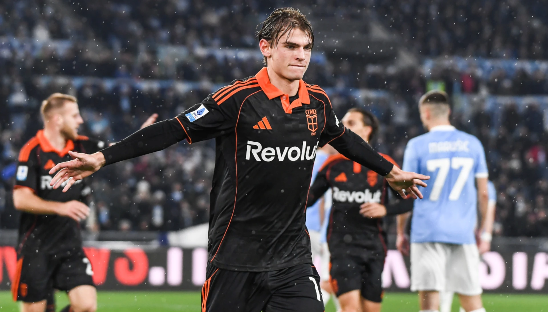 Paz drives Como to thumping win over sorry Lazio