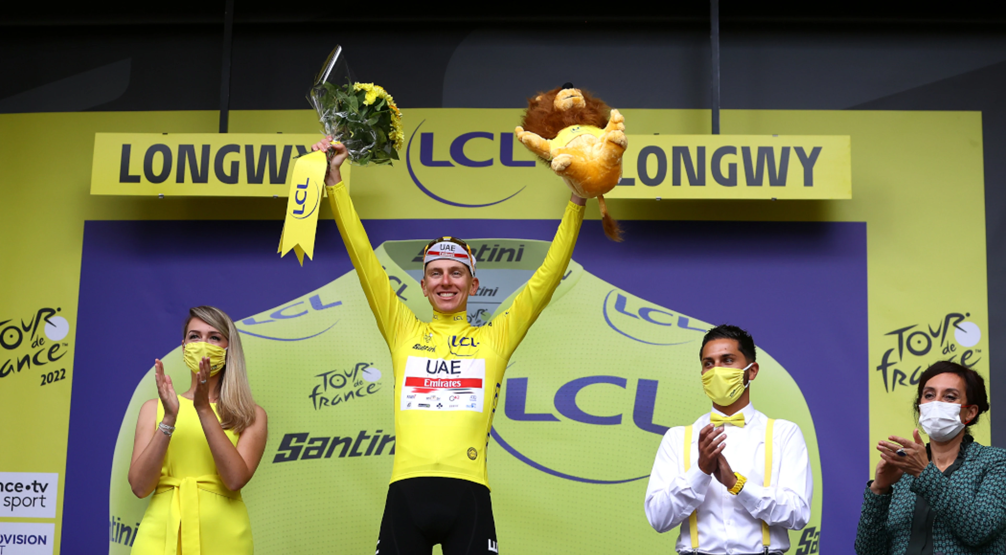 Pogacar takes Tour de France lead with stage six win