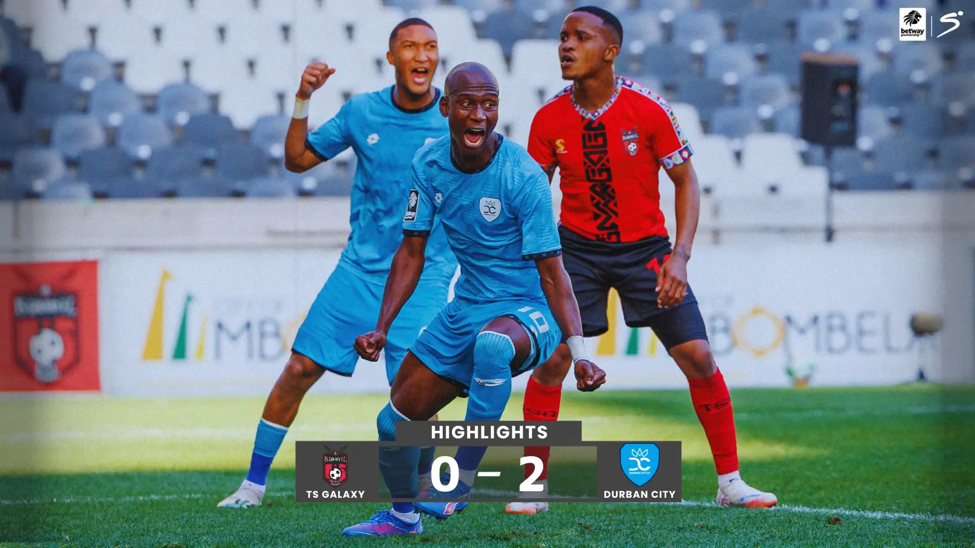 Durban City claim maximum points in Betway Prem debut