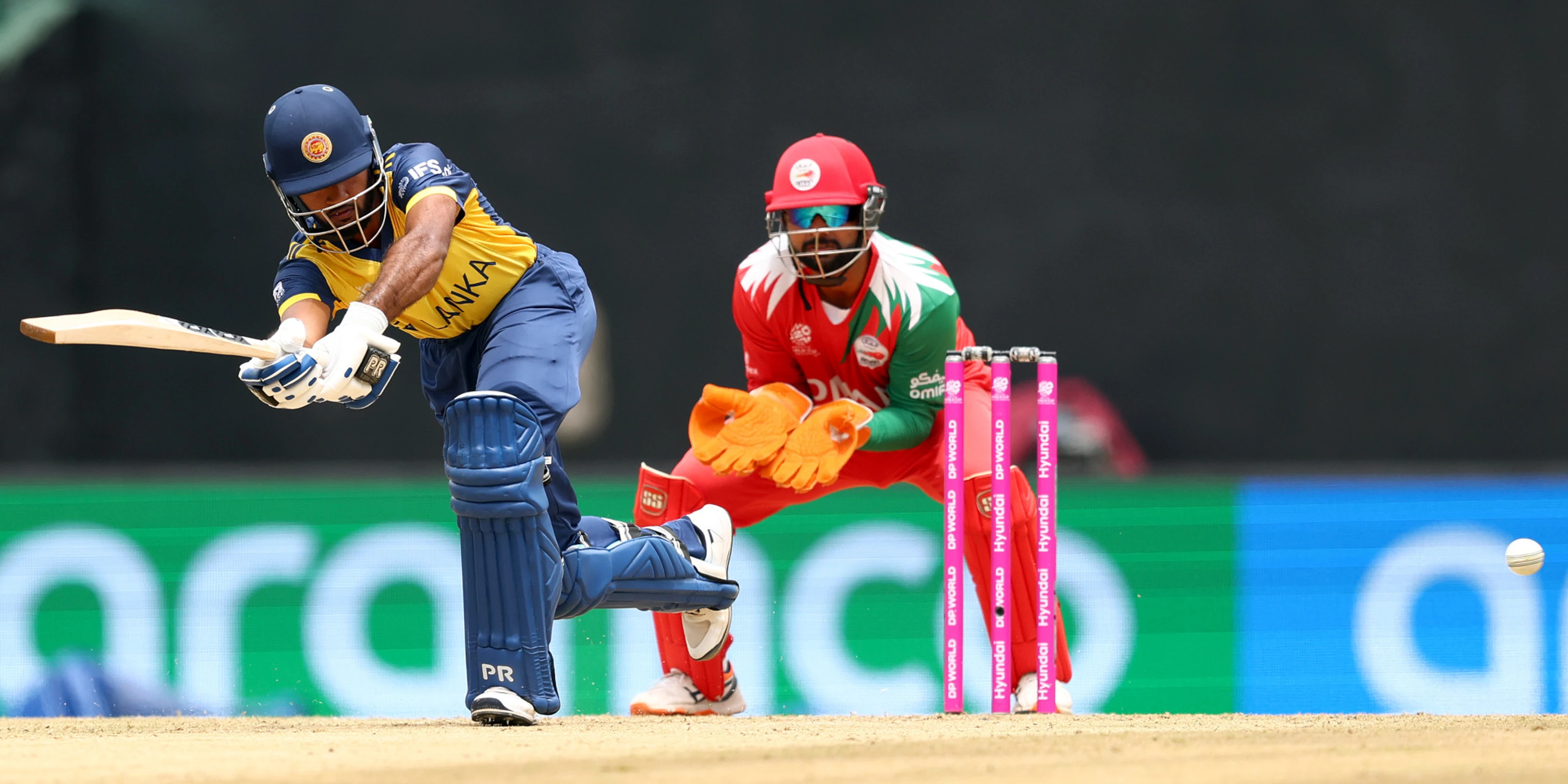 Shanaka fireworks as Sri Lanka pile up 225-5 against Oman