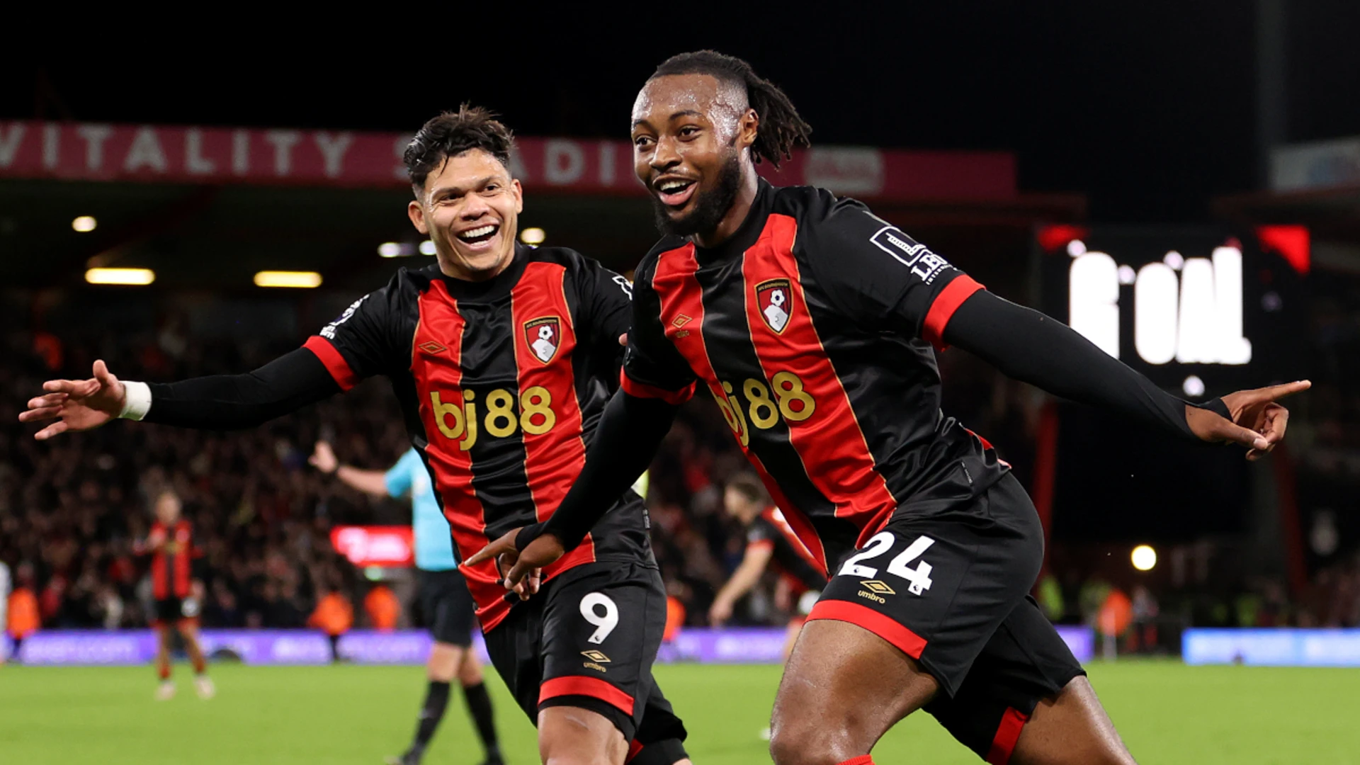 Evanilson off the mark in Bournemouth win over Southampton