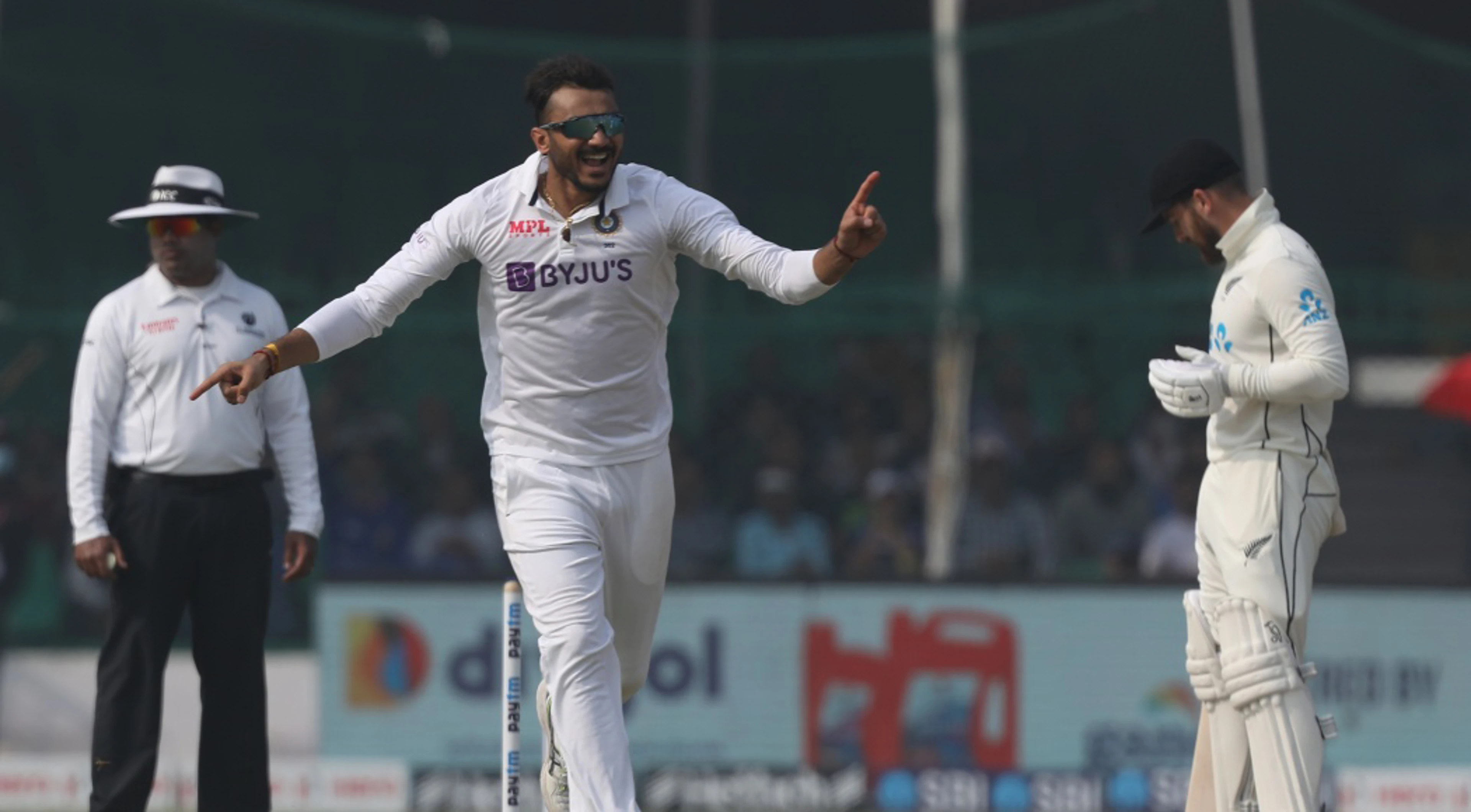 India in command after Patel's five-for against NZ