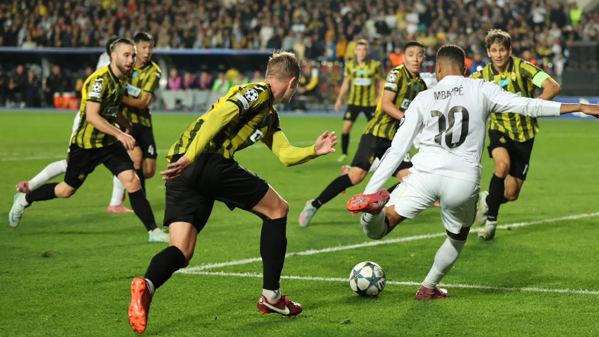 Mbappe hat-trick powers Real Madrid to win over Kairat in Champions League