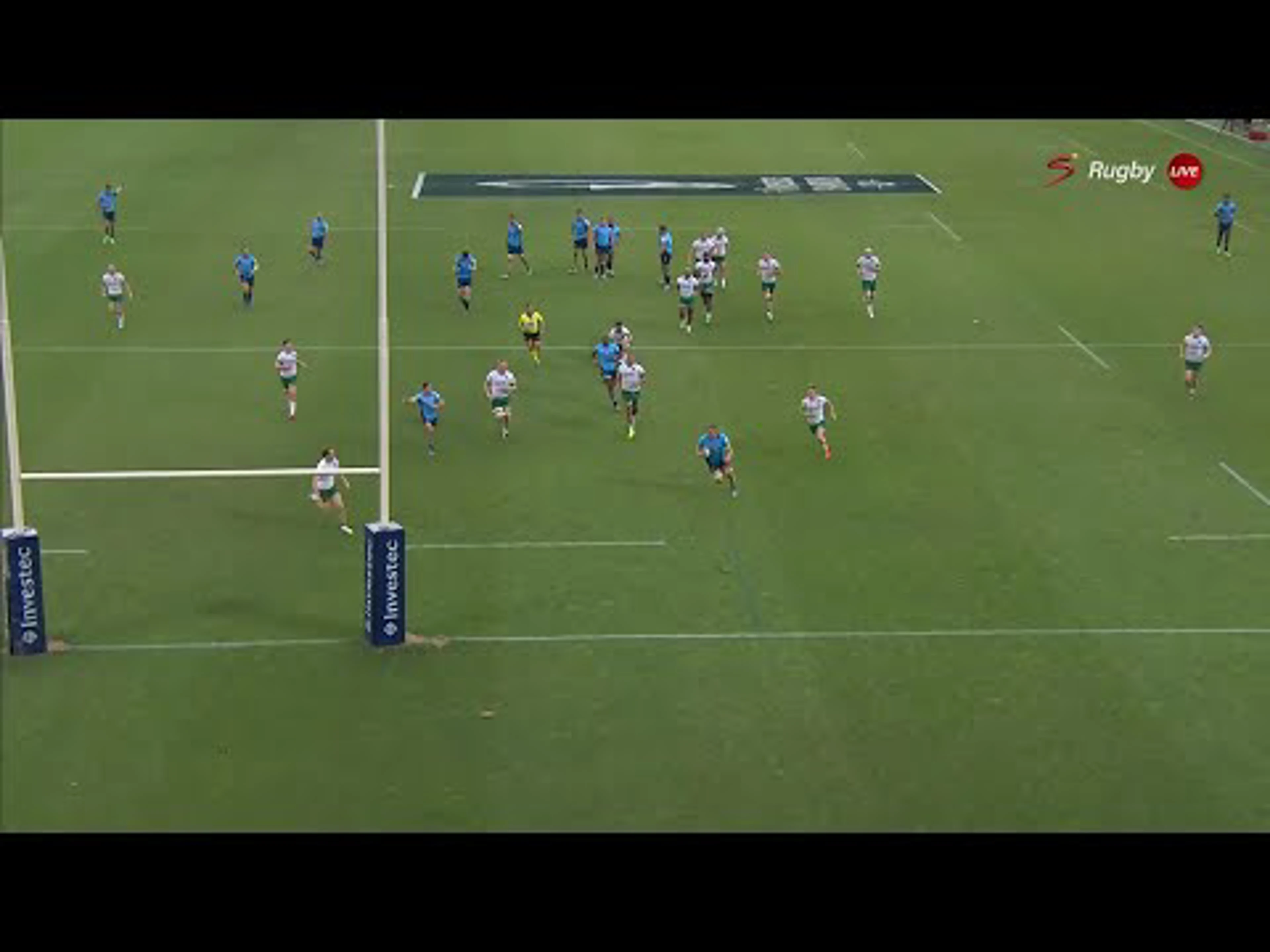 Cameron Hanekom With a Try vs. Northampton Saints