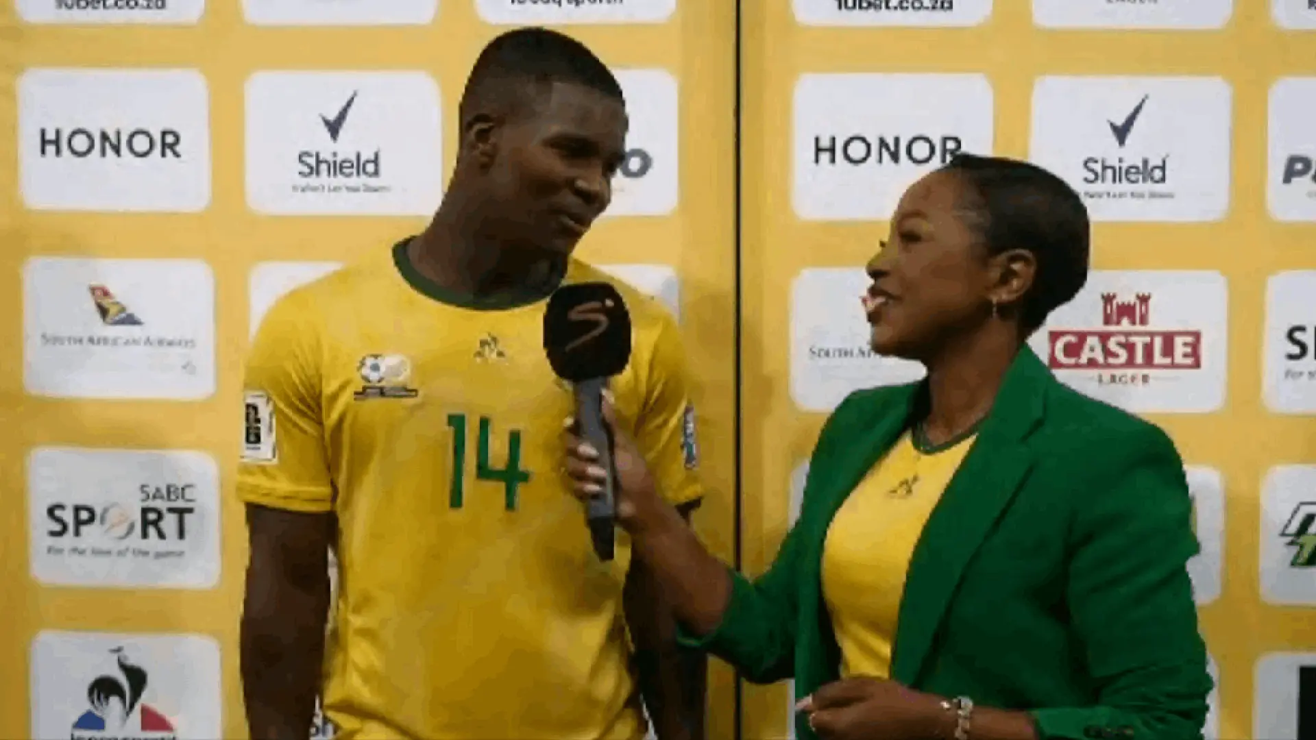 Mbokazi reveals pre-match promise to team | Bafana Bafana v Super Eagles