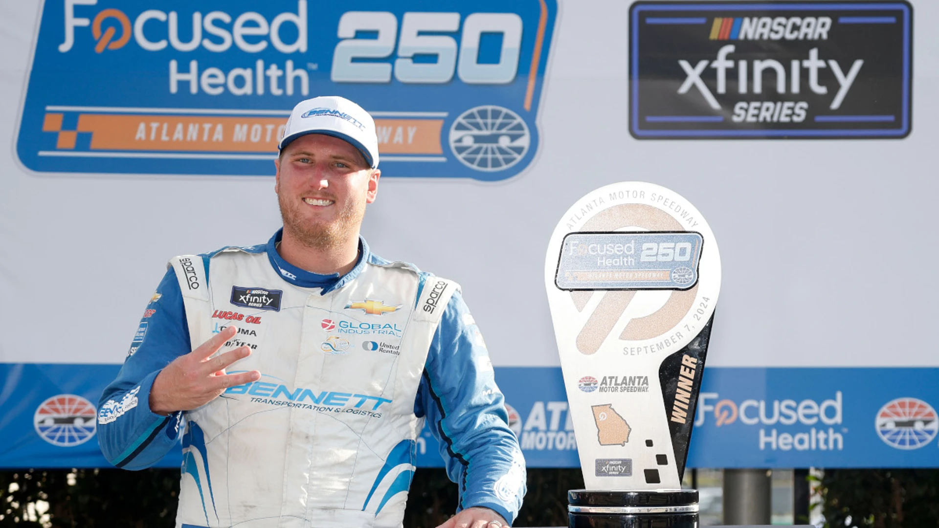 Austin Hill wins in Atlanta for fourth Xfinity victory this year