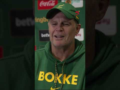 Rassie Erasmus on announcing his team today and the changes 🗣️ #ssrugby #therugbychampionship