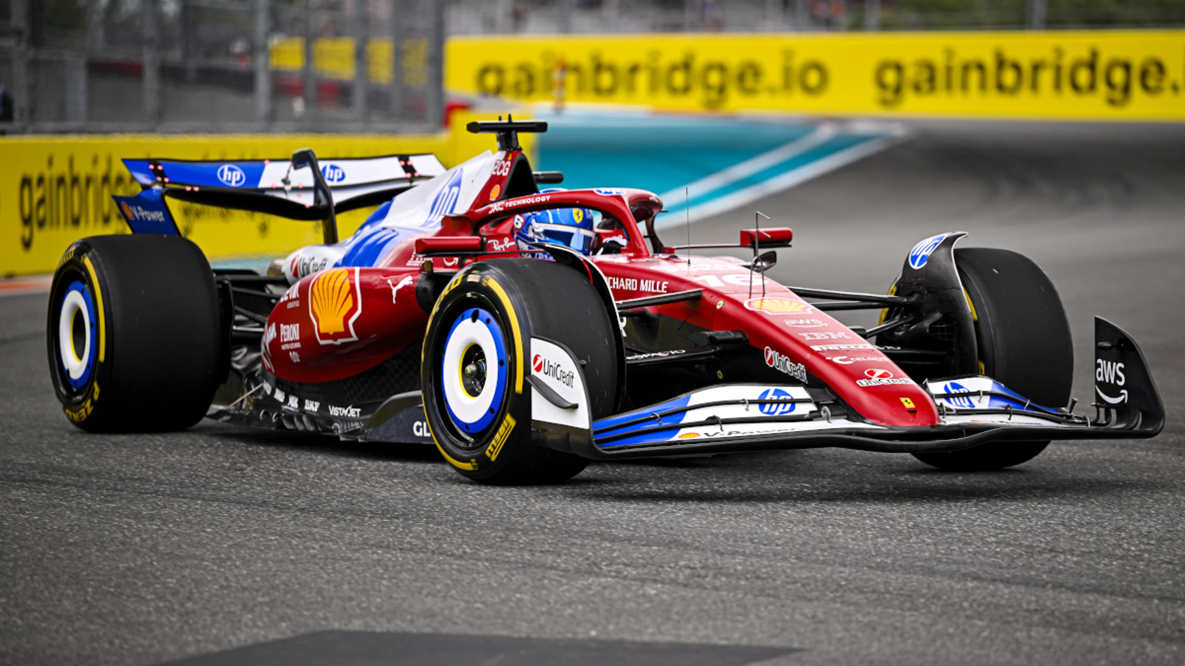 Leclerc crashes out of Miami sprint race in warm-up