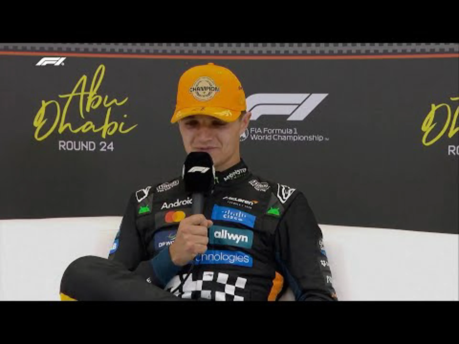 Lando Norris' Post Race Reaction  | Abu Dhabi Grand Prix  | Formula 1