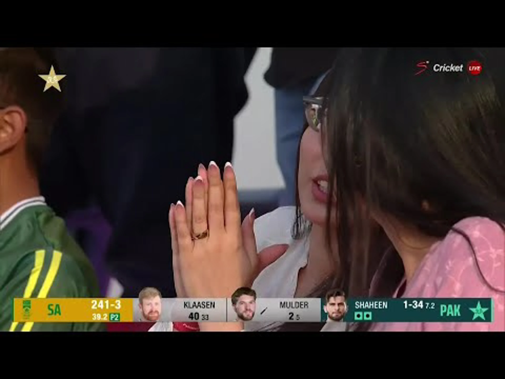 Pakistan v South Africa | 3rd ODI | 1st innings | Shaheen Afridi 4