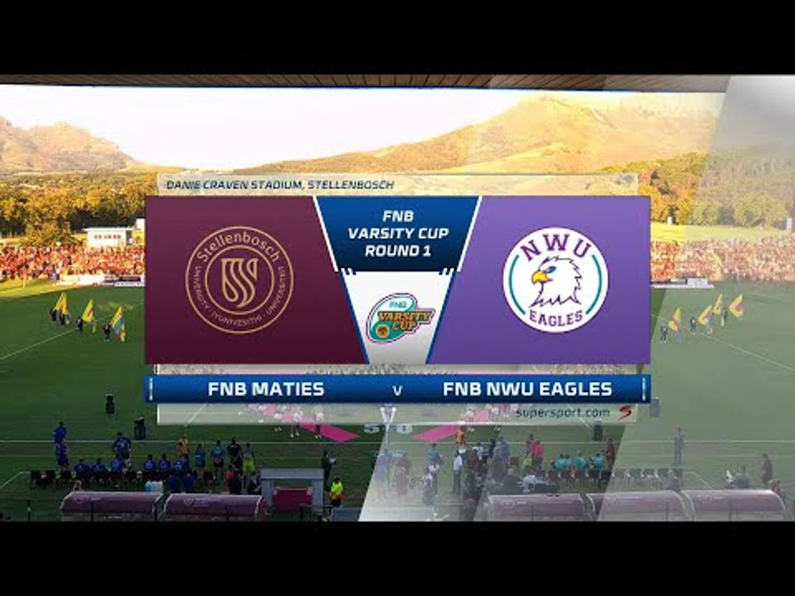 Stellenbosch v North West Match Highlights FNB Varsity Cup SuperSport