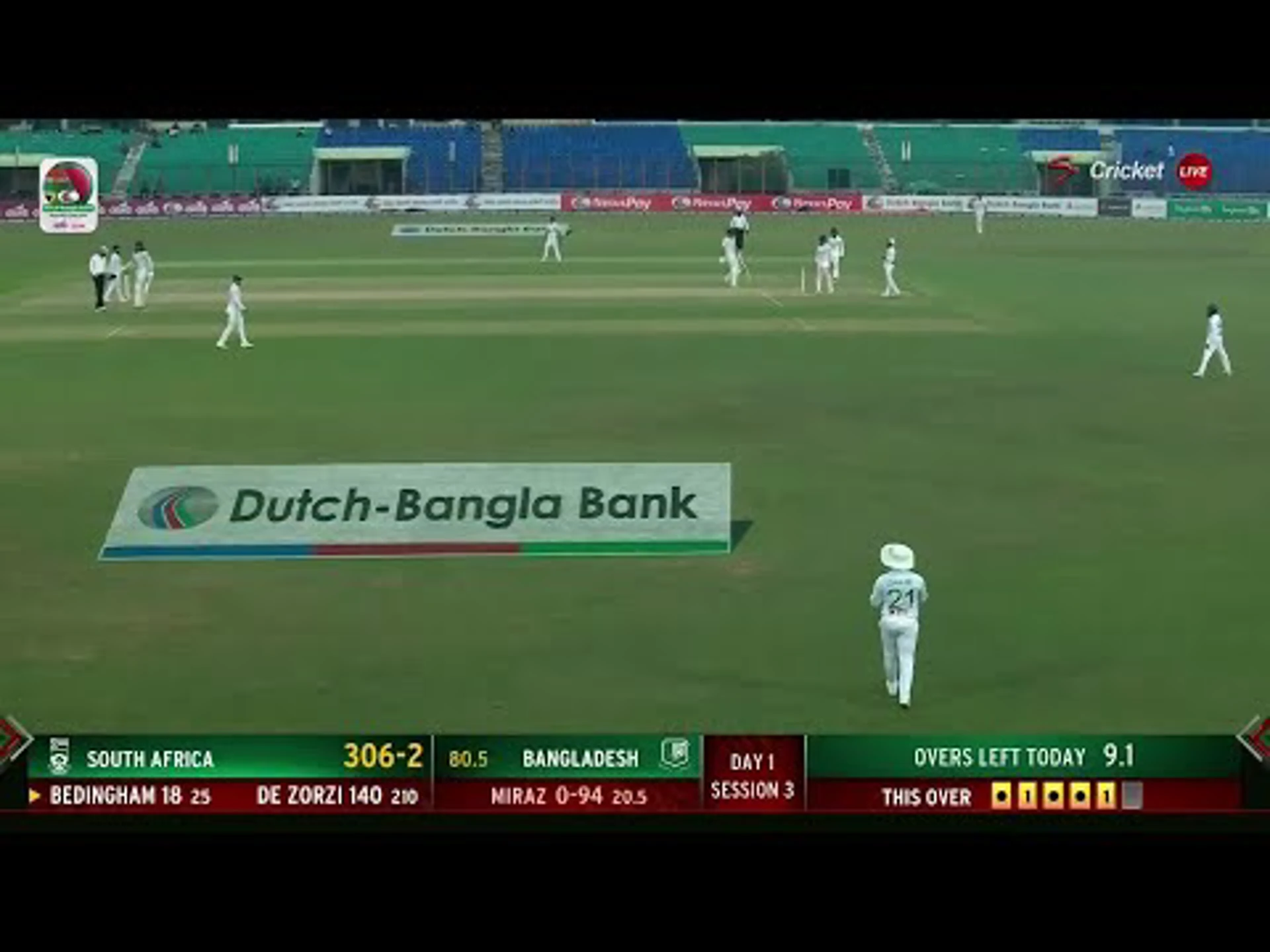 Bangladesh v South Africa | 2nd Test | 1st day