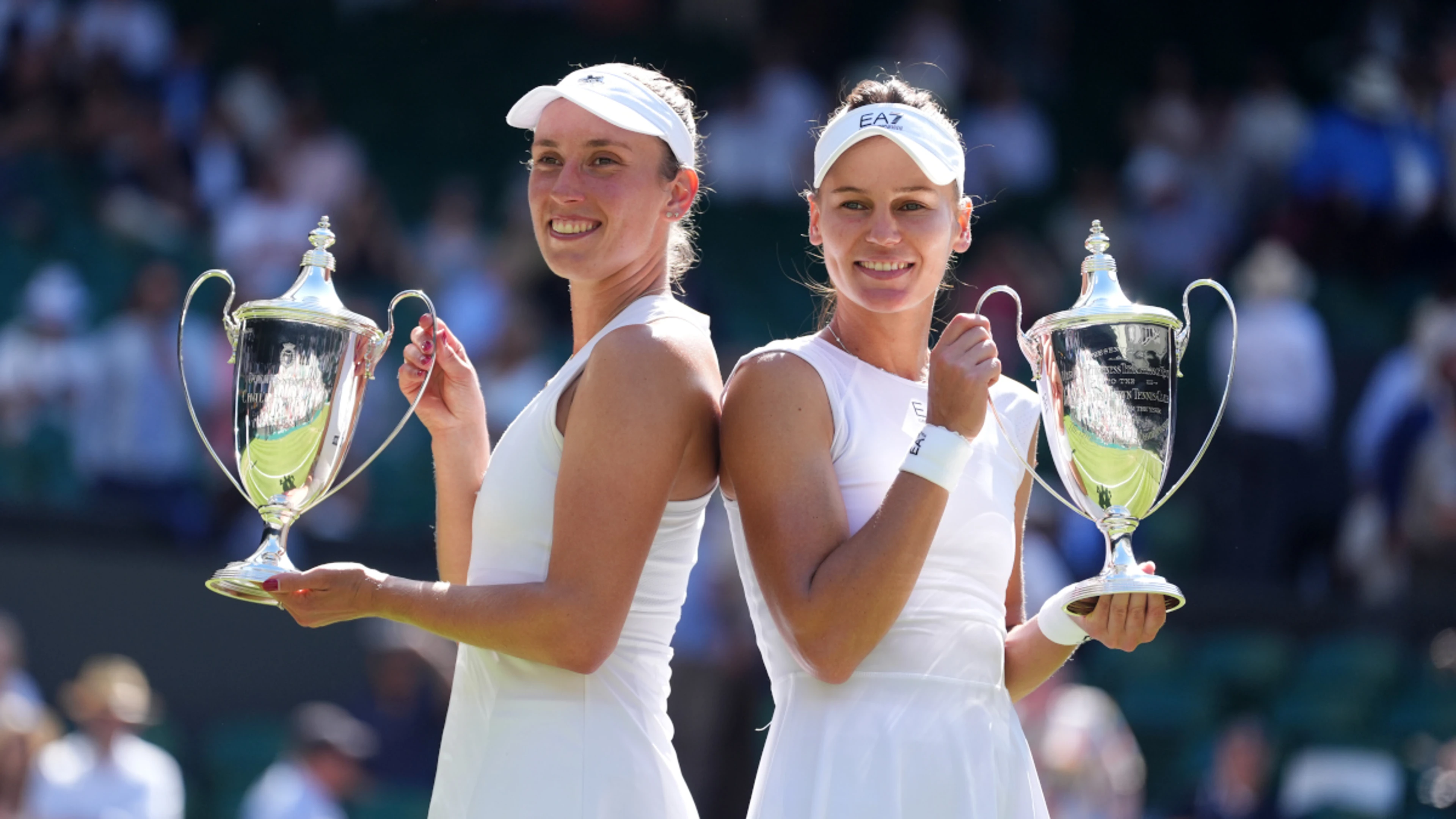 Kudermetova and Mertens win Wimbledon women's doubles title