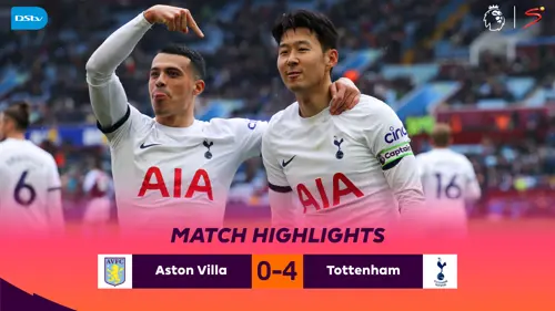 Aston Villa v Tottenham | Match in 3 Minutes | Premier League | Highlights