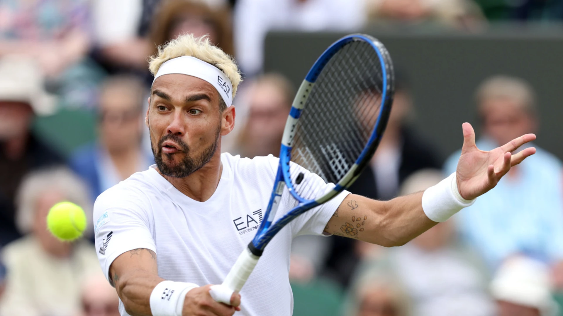 Inspired Fognini knocks out eighth seed Ruud at Wimbledon