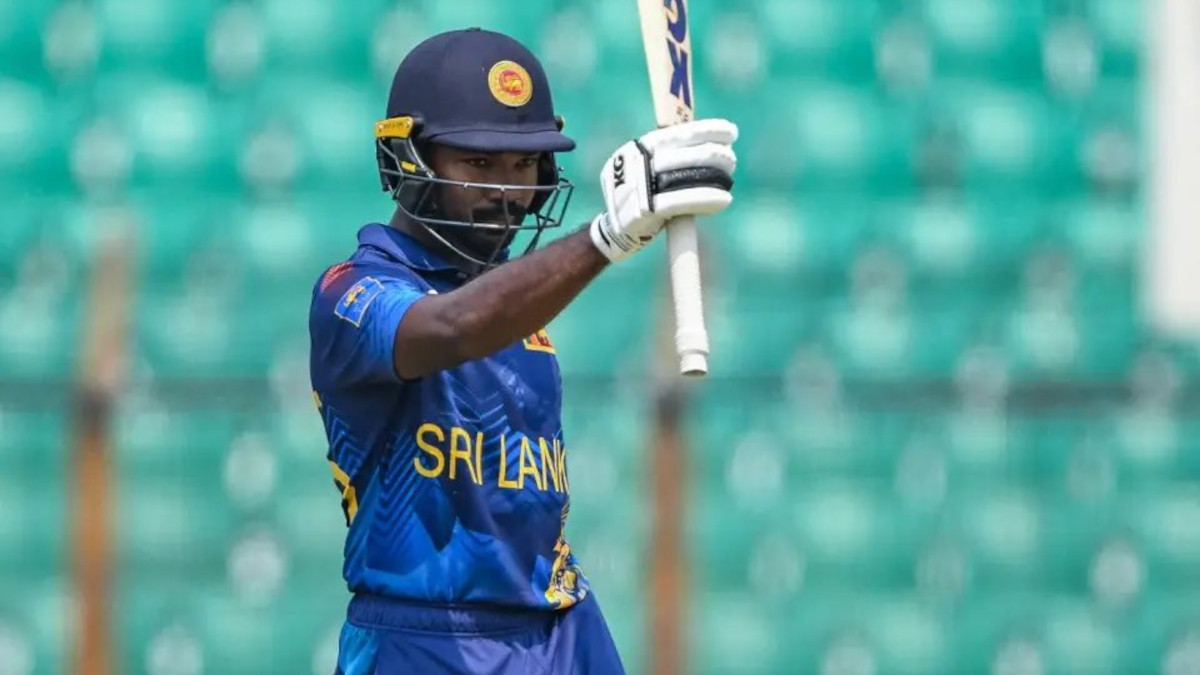 Liyanage's ton guides Sri Lanka against Bangladesh