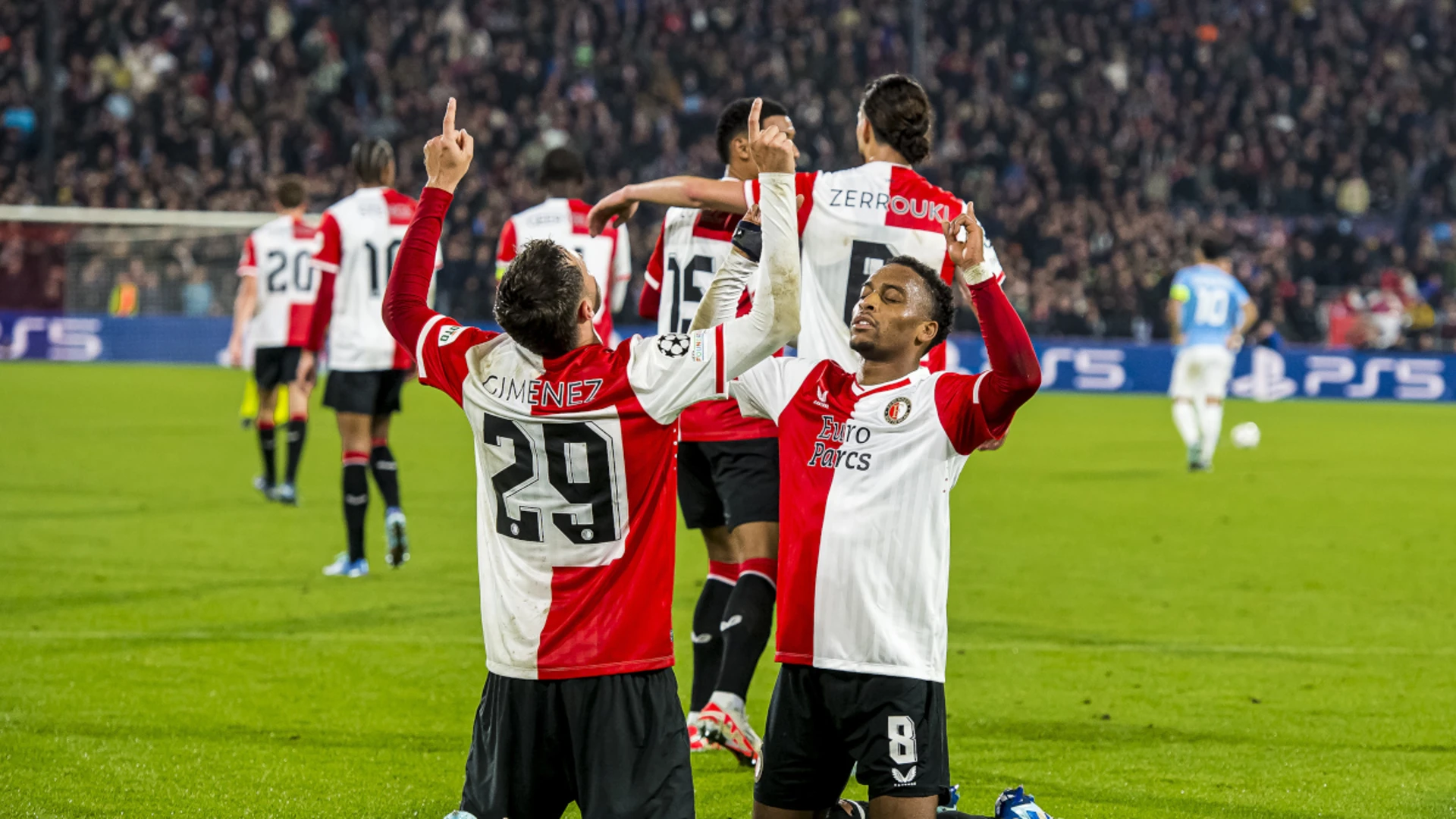 Gimenez double leads to Feyenoord win over Lazio