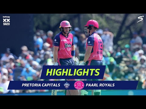 Pretoria Capitals v Paarl Royals | Short Highlights | Betway SA20