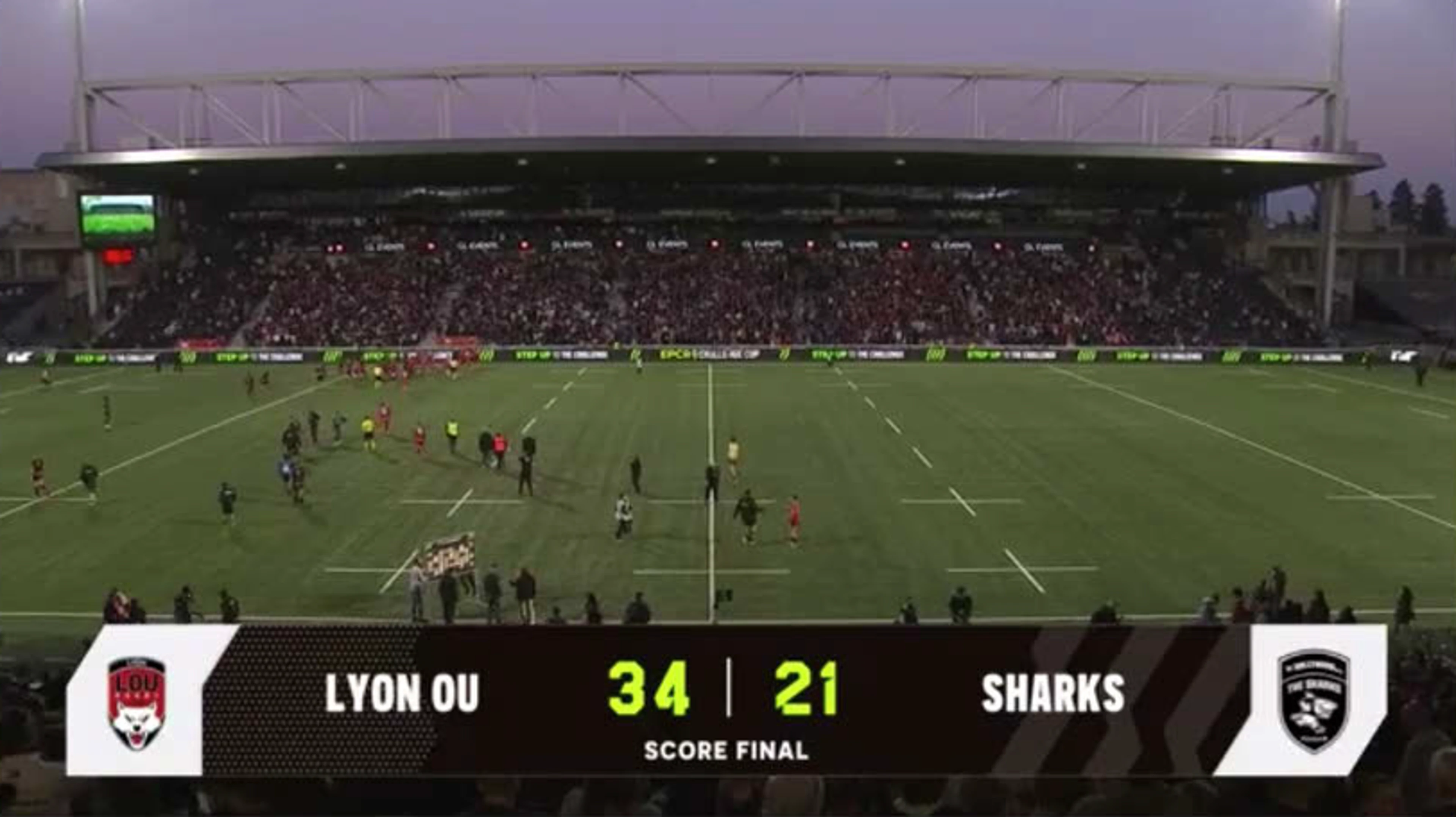 Lyon vs Sharks  | Match Highlights | European Rugby Challenge Cup