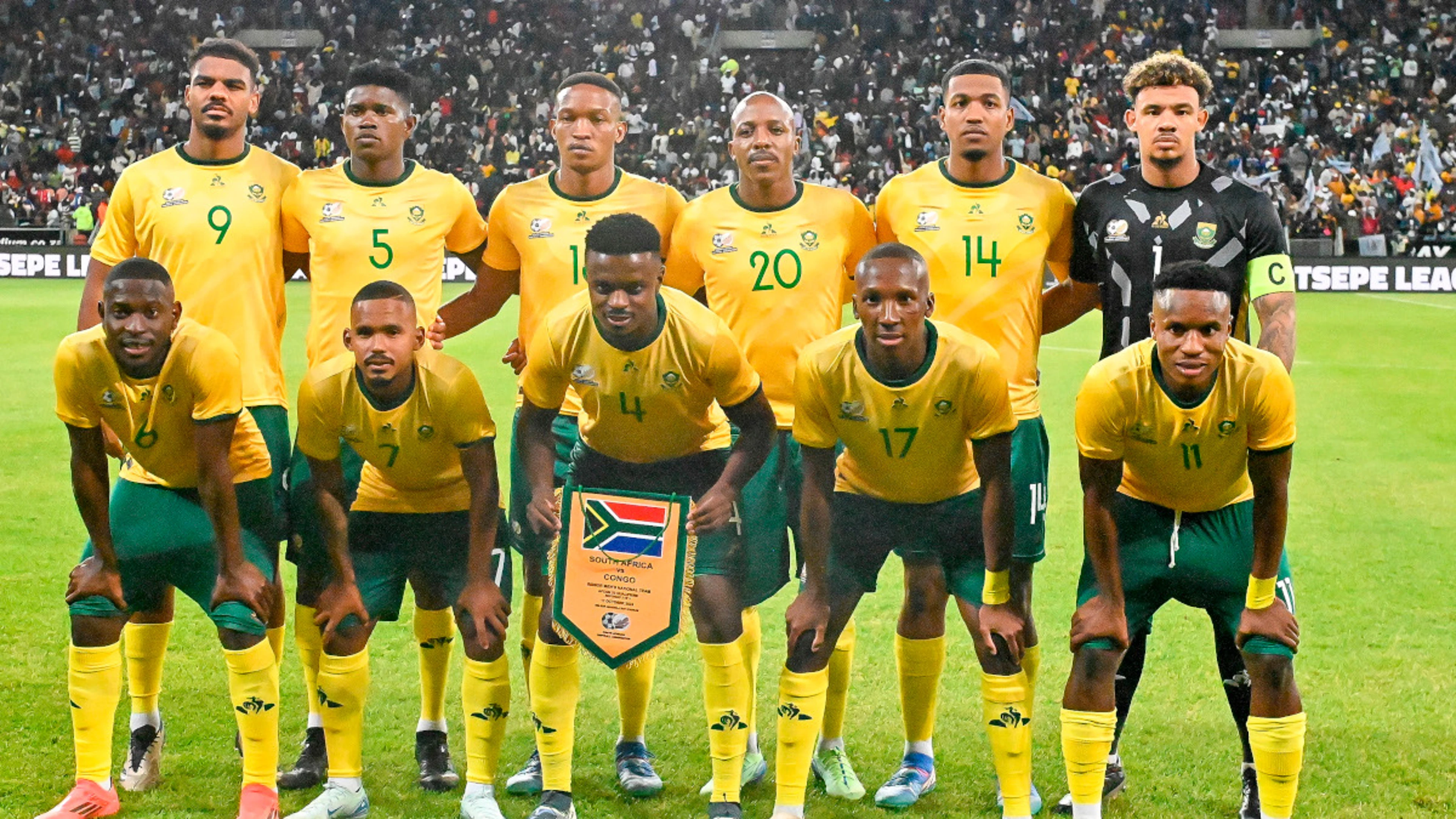 Bafana slip down two places in FIFA rankings