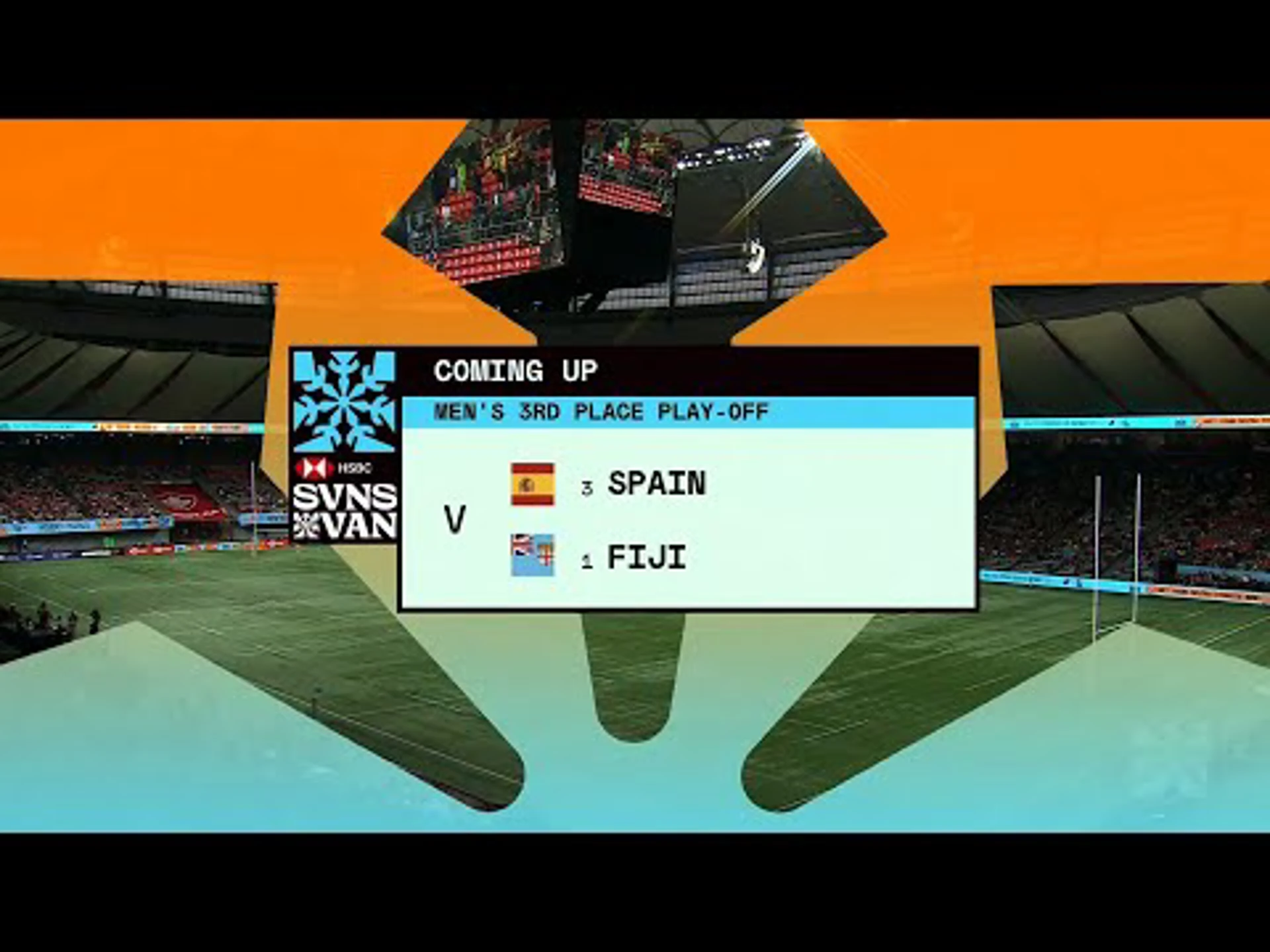 Spain v Fiji | 3rd P/O | Highlights | World Rugby HSBC Sevens Series Vancouver