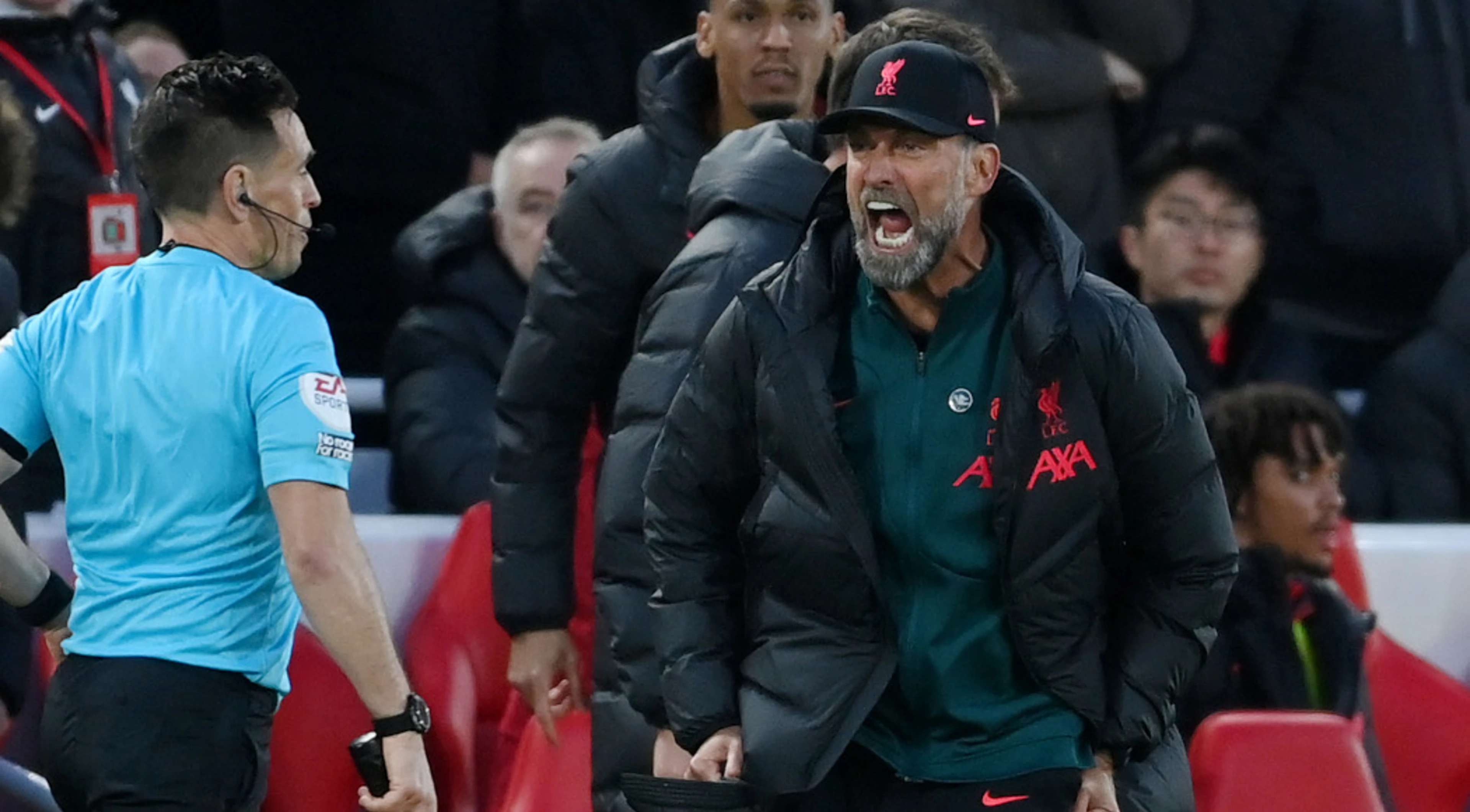 Klopp charged after red card against Man City