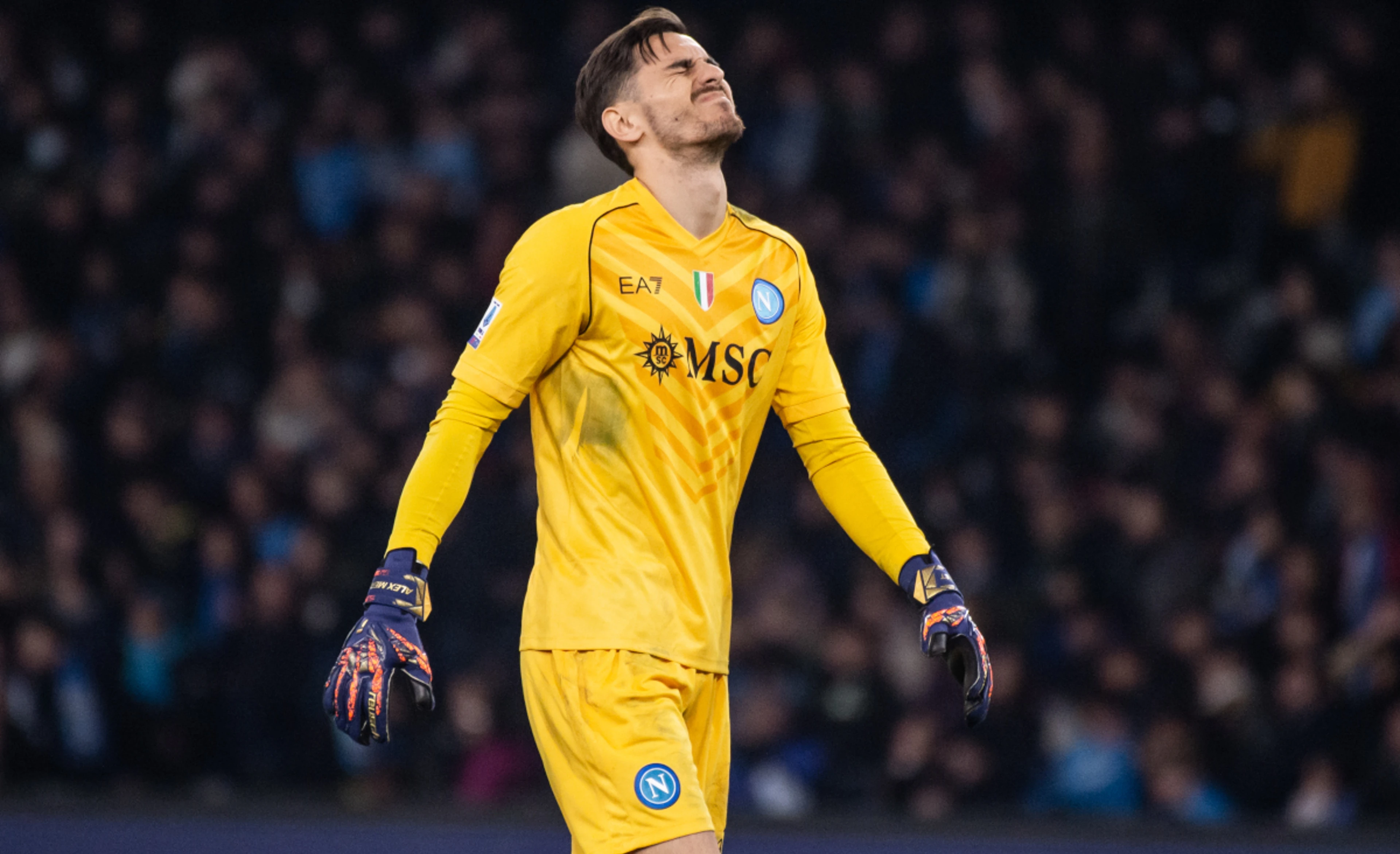 Napoli goalkeeper Meret sidelined for several weeks