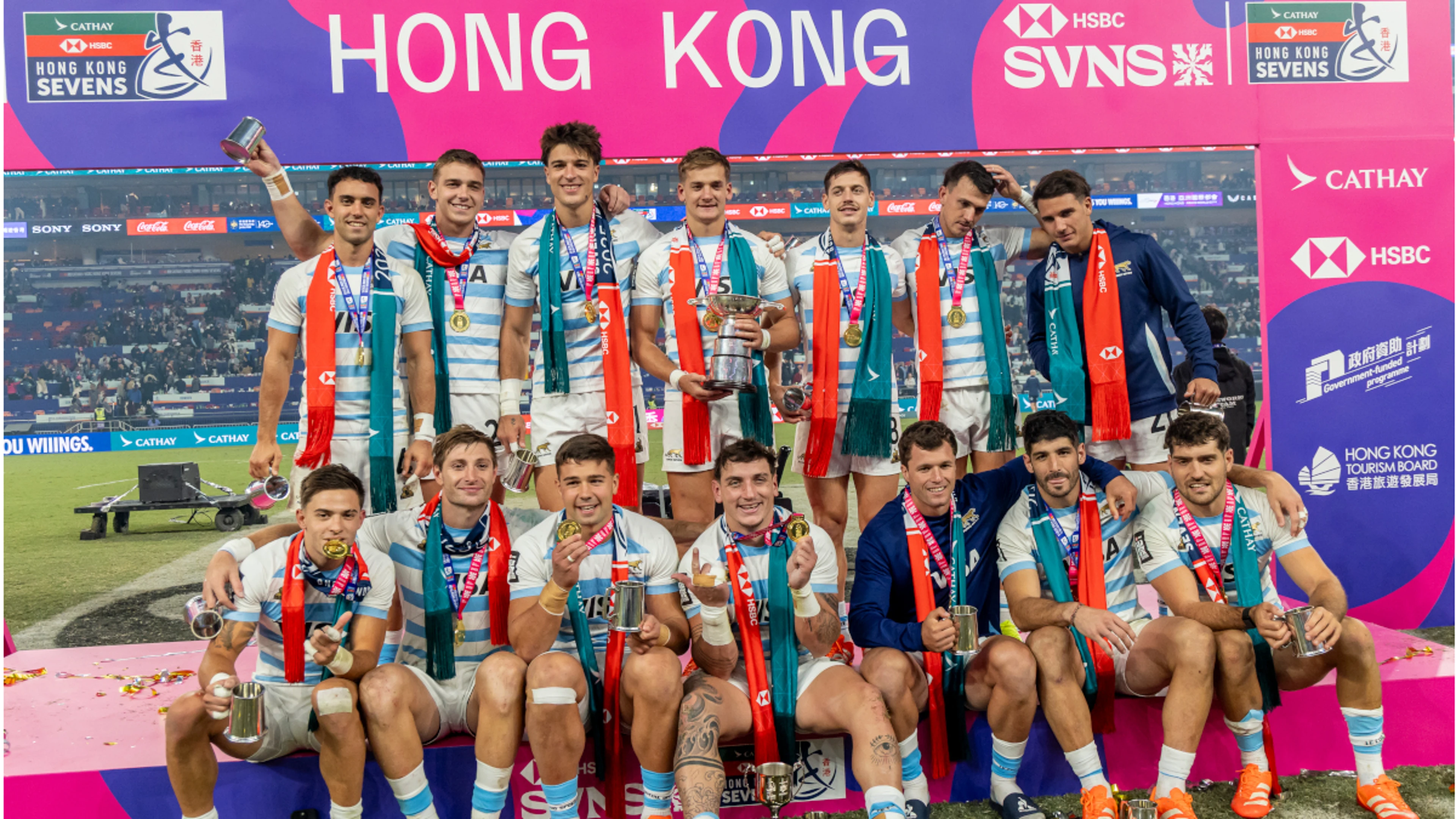 Argentina win first Hong Kong Sevens to mark new era at $3.85bn stadium