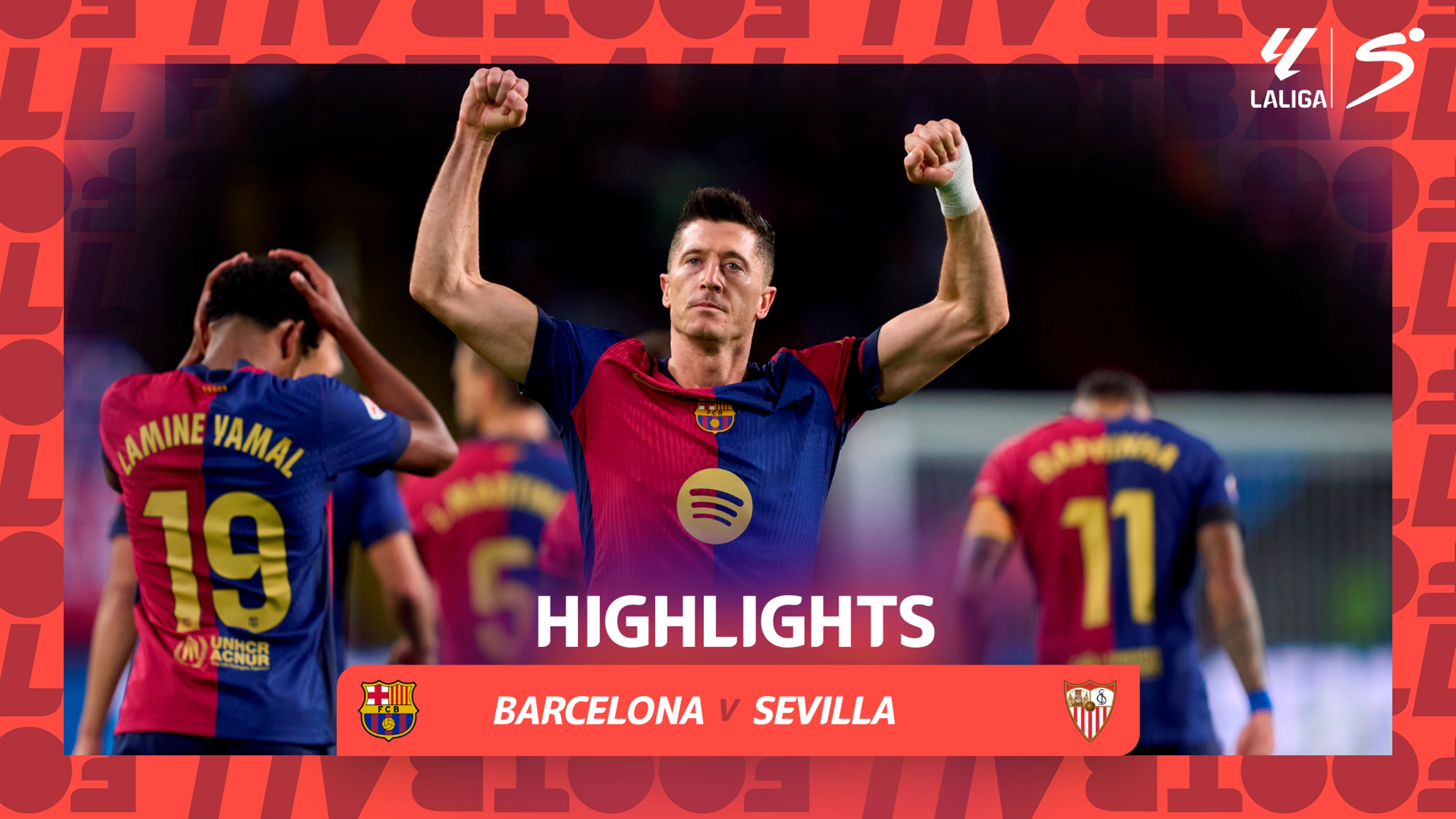 Barcelona v Sevilla | Match Highlights | La Liga EA Sports Matchday 10