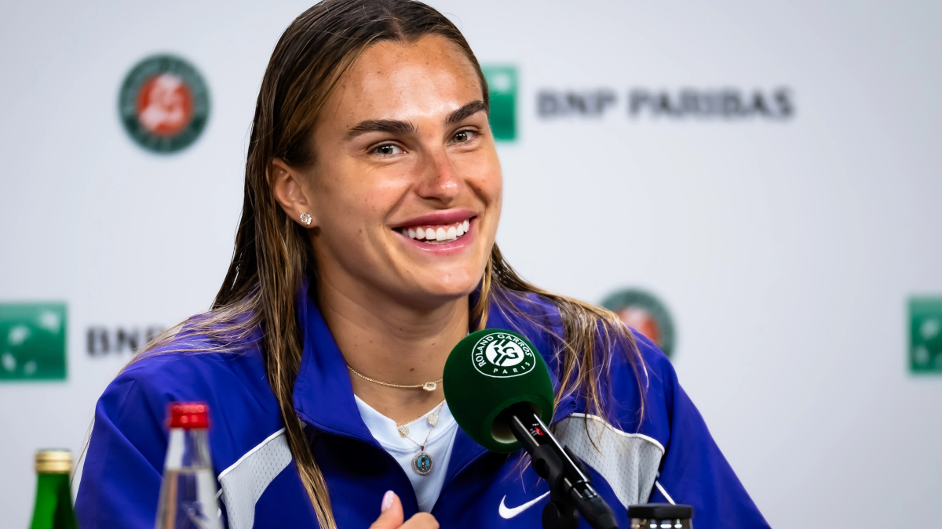 No more outside courts for me, only centre court from now on, says Sabalenka
