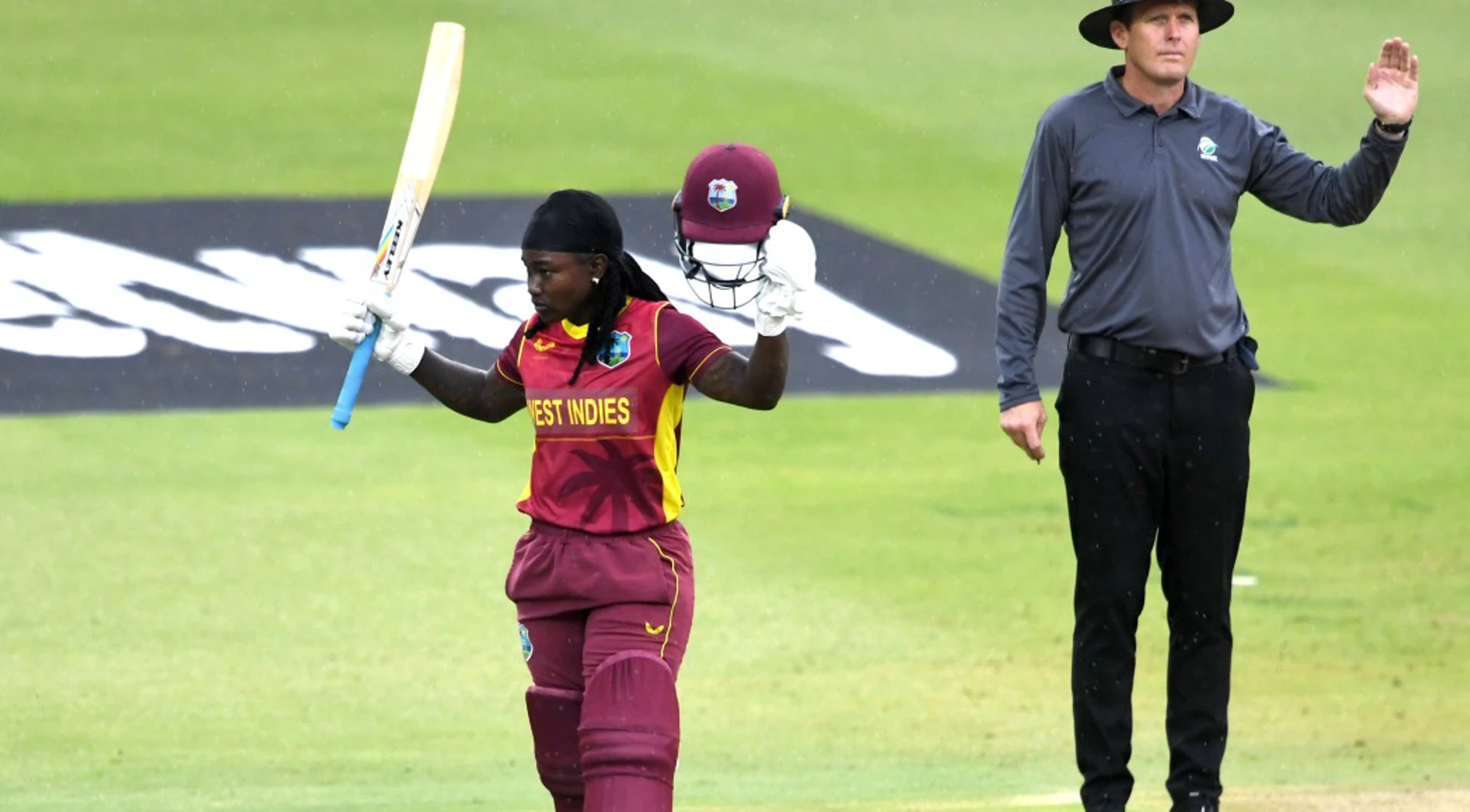 Rain denies unbeaten Dottin and West Indies victory