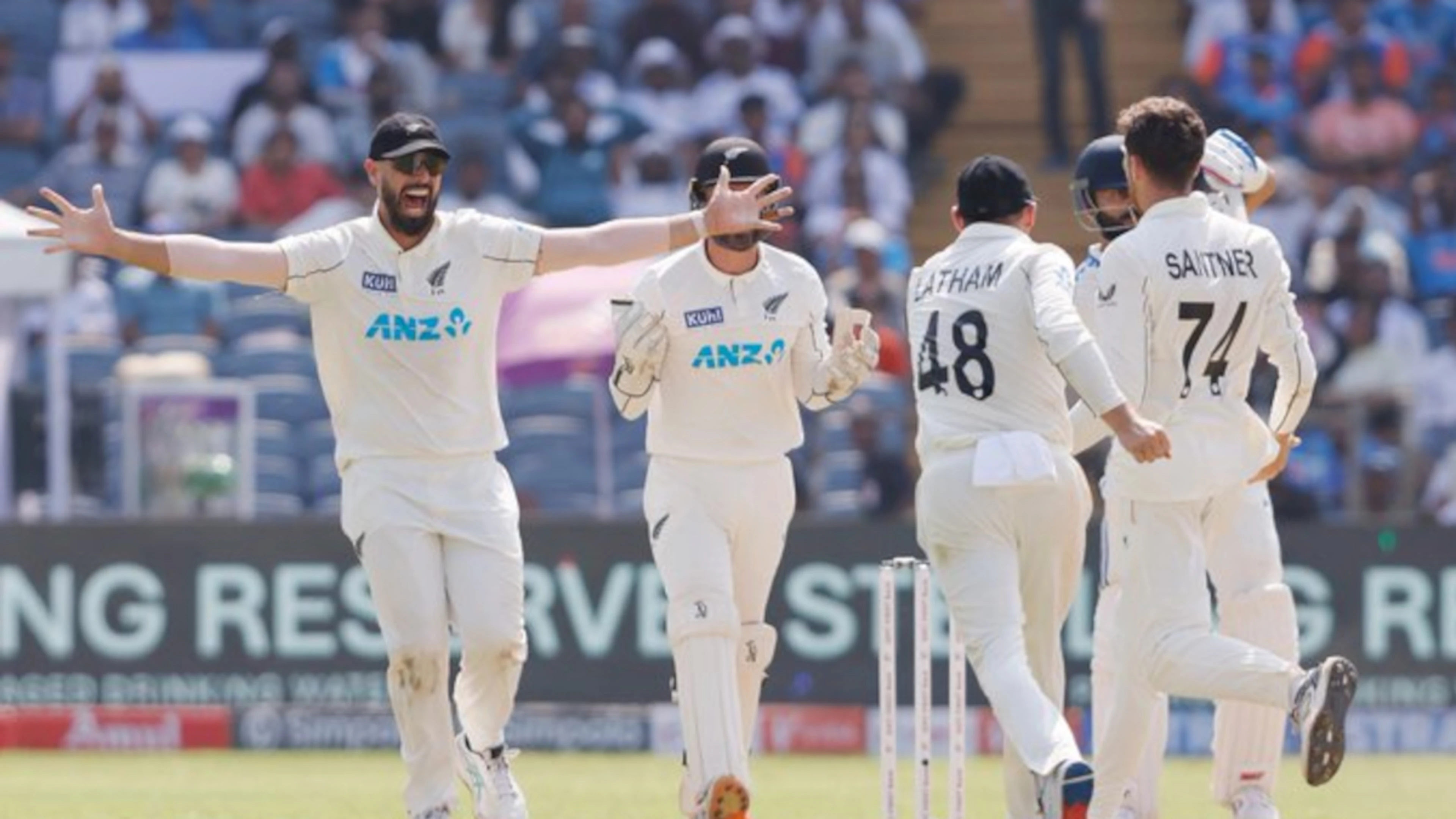 DAY 3: Santner heroics seal New Zealand's first test series win in India