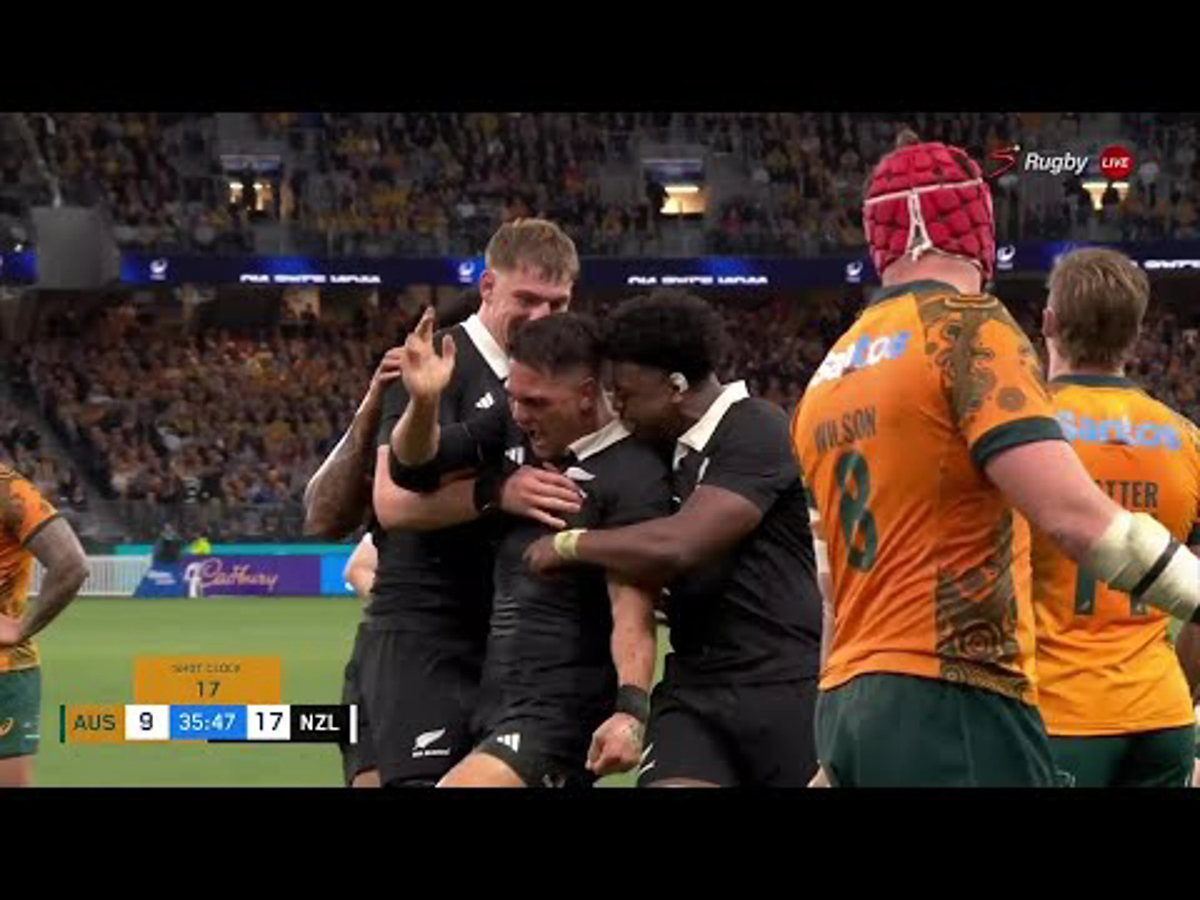Quinn Tupaea | 36ᵗʰ Minute Try v Australia