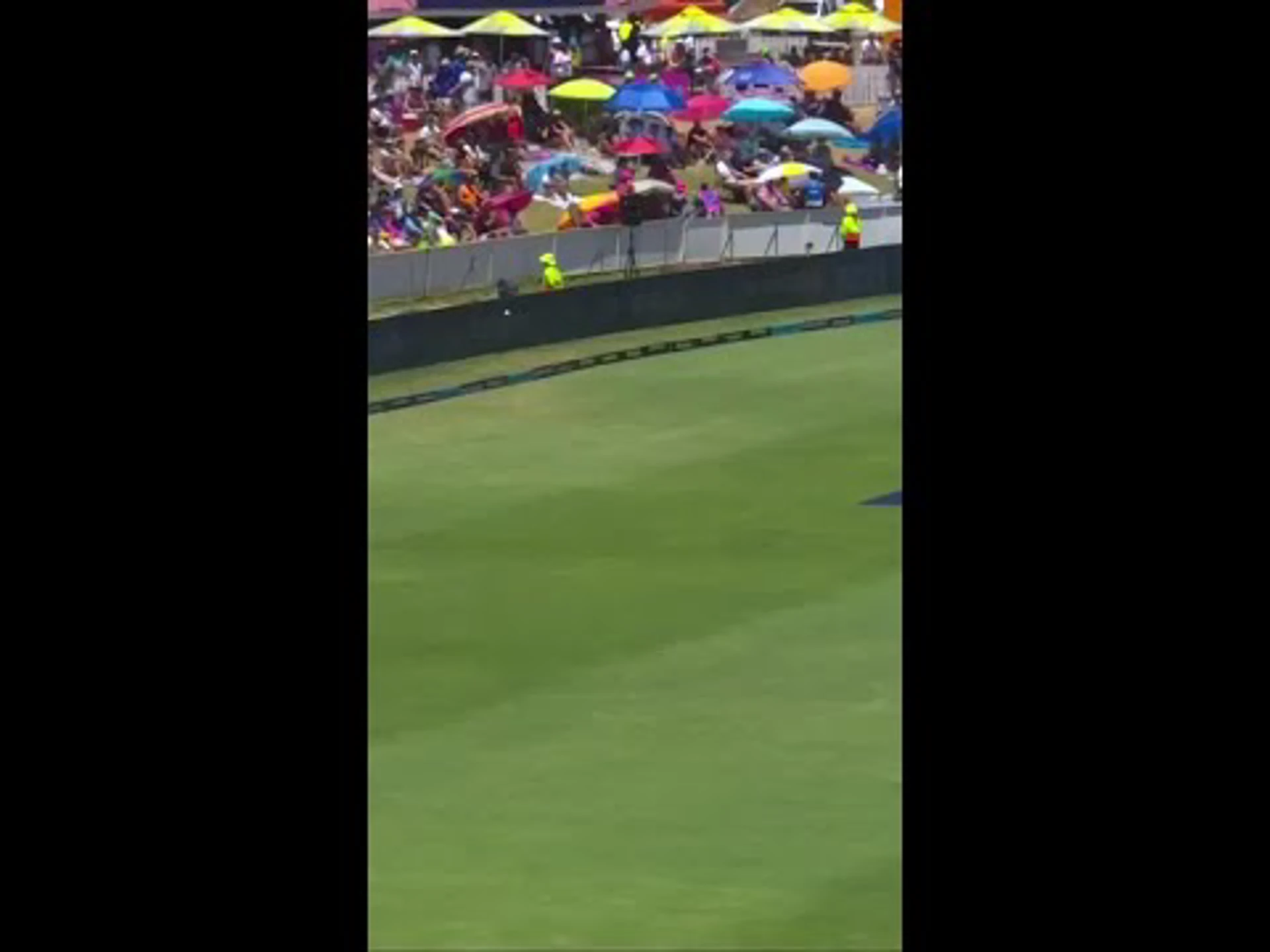 Interesting view of the Drop Catch given Not Out!