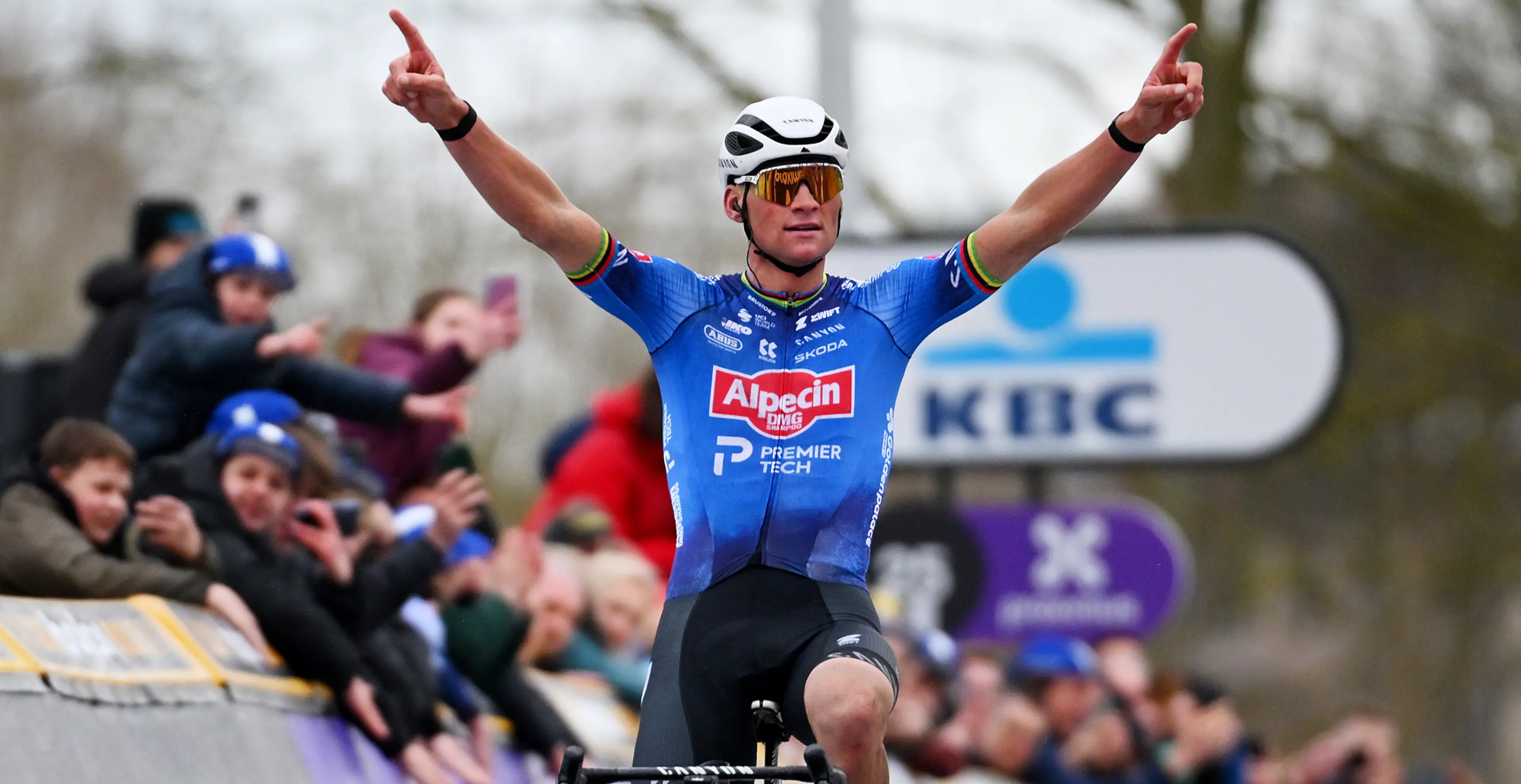 Van der Poel romps to cobbled classic win