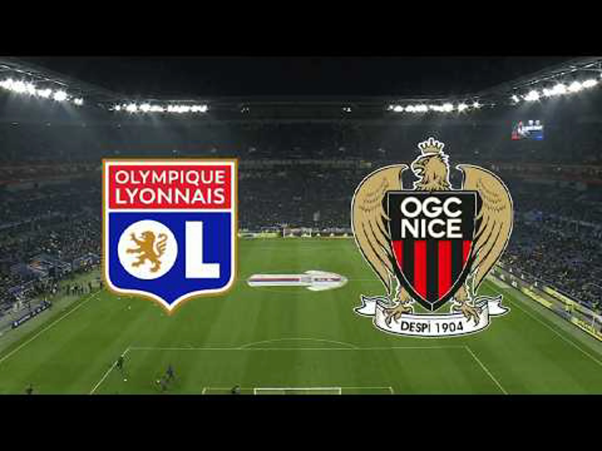 Olympique Lyon v Nice | Match Highlights | French Ligue 1