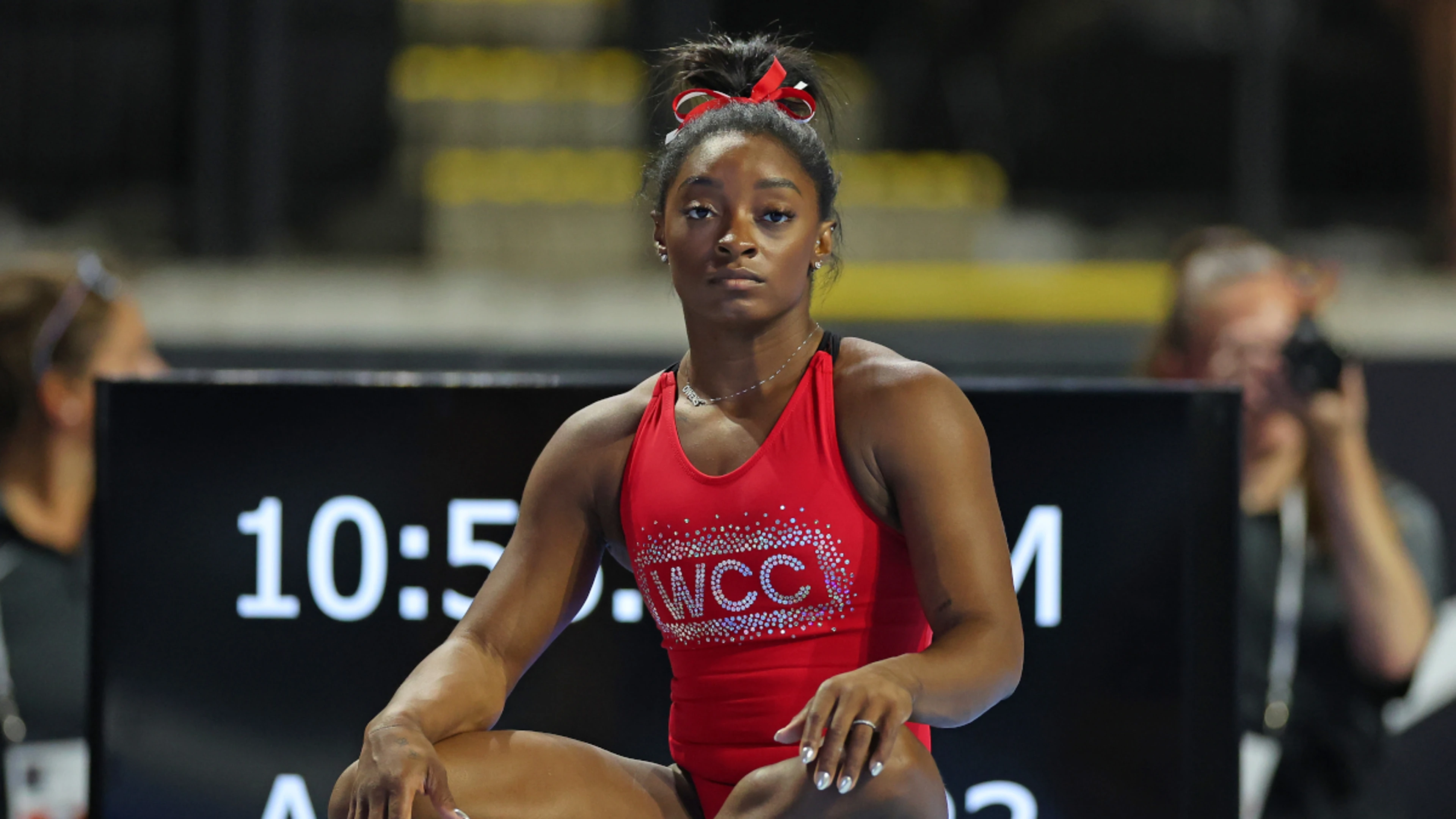 Biles will open on uneven bars in return to competition
