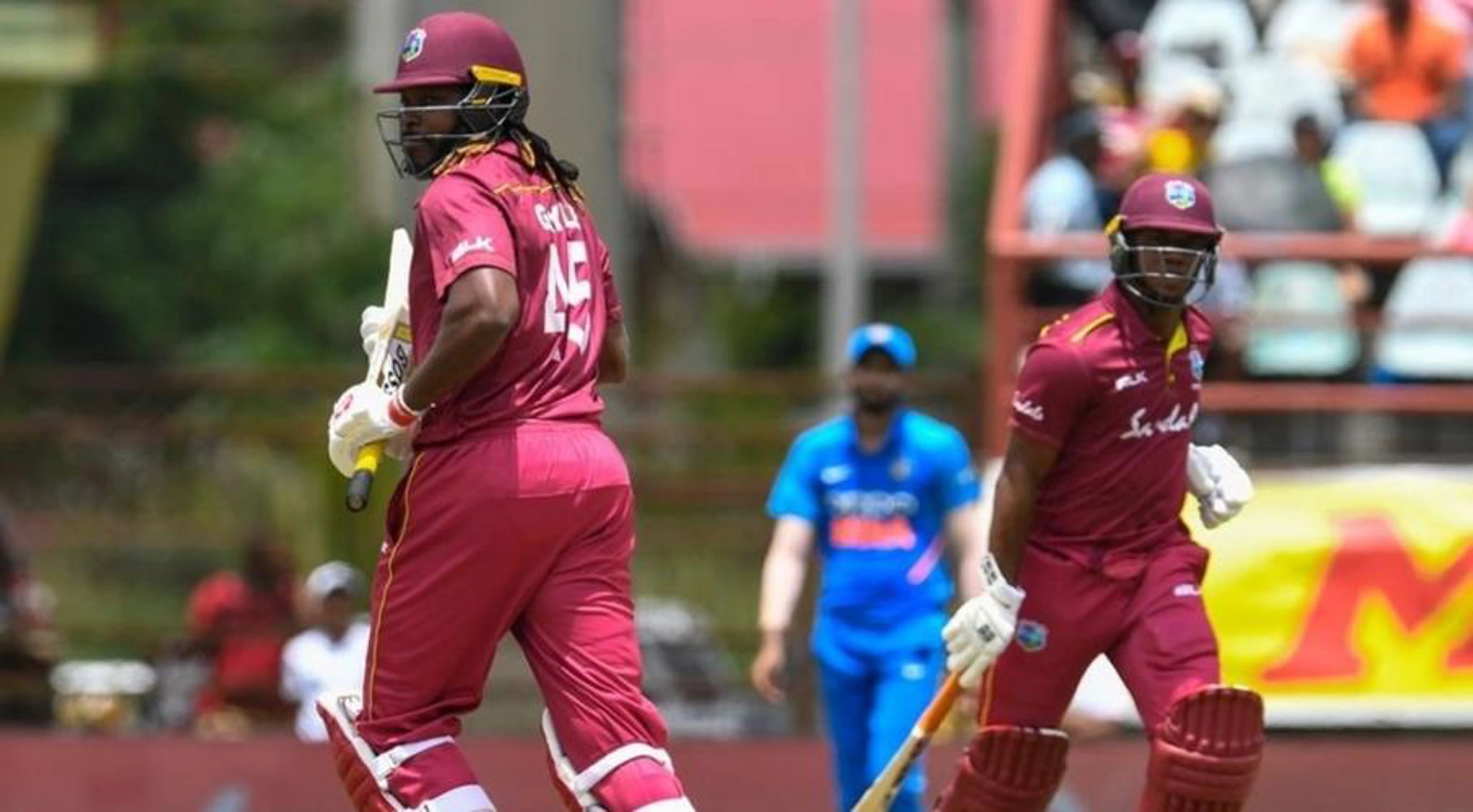 Rain plays spoilsport as Gayle misses history bid against India