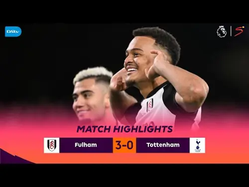 Fulham v Tottenham Hotspur | Match in 3 Minutes | Premier League