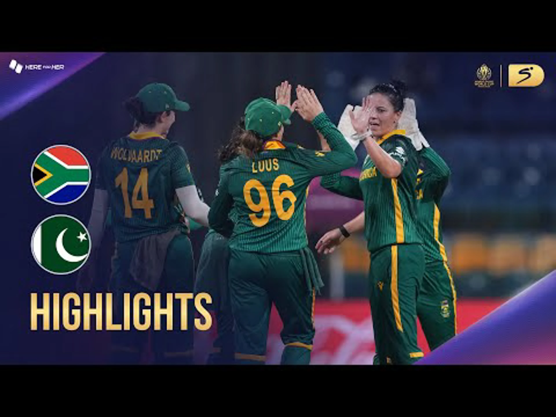 South Africa W v Pakistan W | Match Highlights | ICC Women's CWC 2025