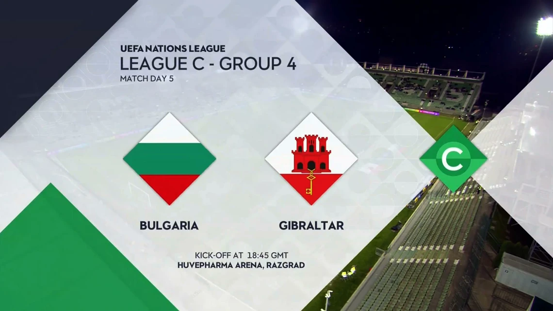 UEFA Nations League | League C - Group 4 |  Bulgaria v Gibraltar | Highlights