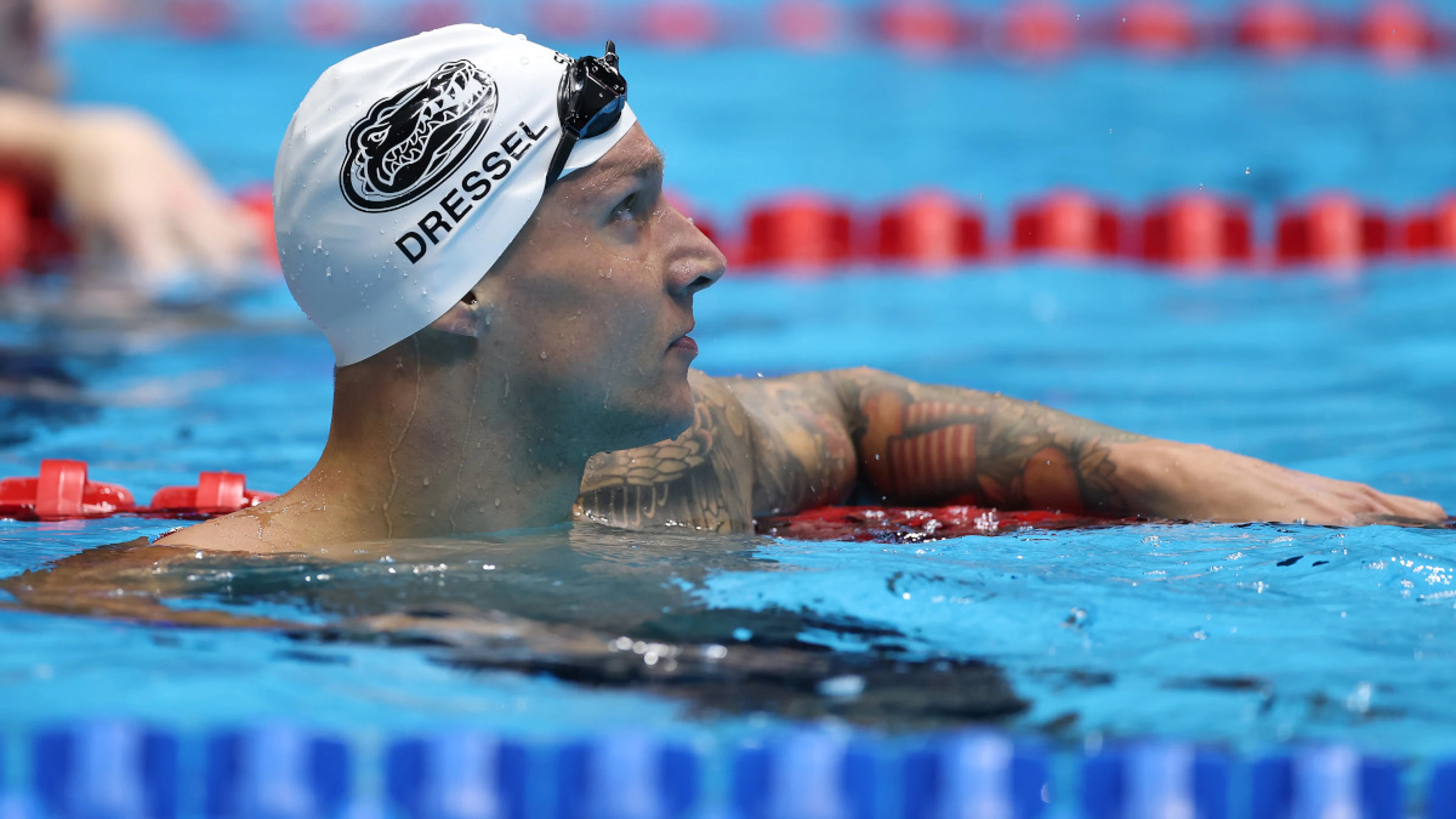 Dressel safely into 100m free semis at US Olympic trials behind sizzling Alexy