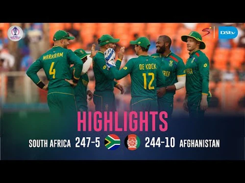 South Africa v Afghanistan | Match Highlights | ICC Cricket World Cup